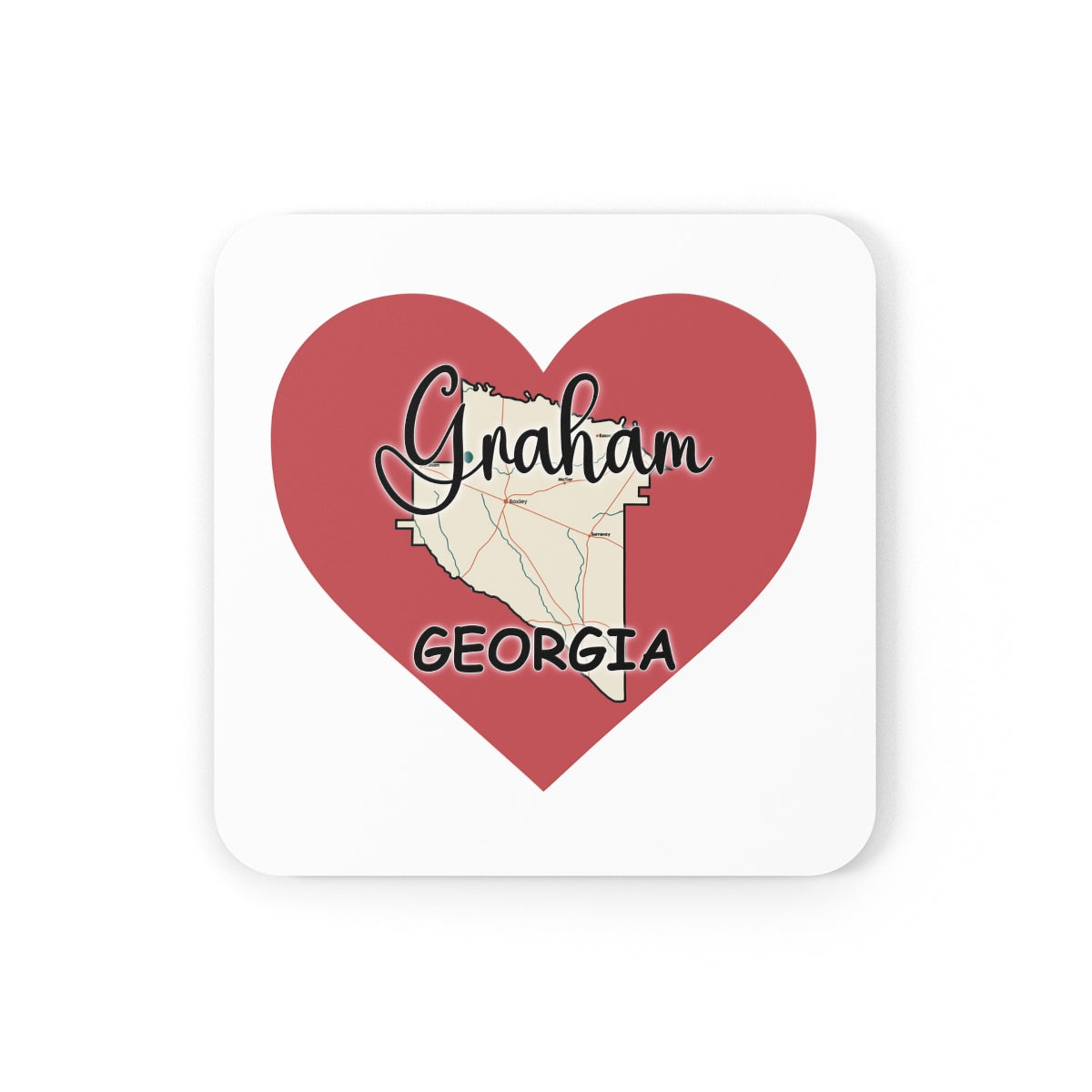Graham Georgia Corkwood Coaster Set