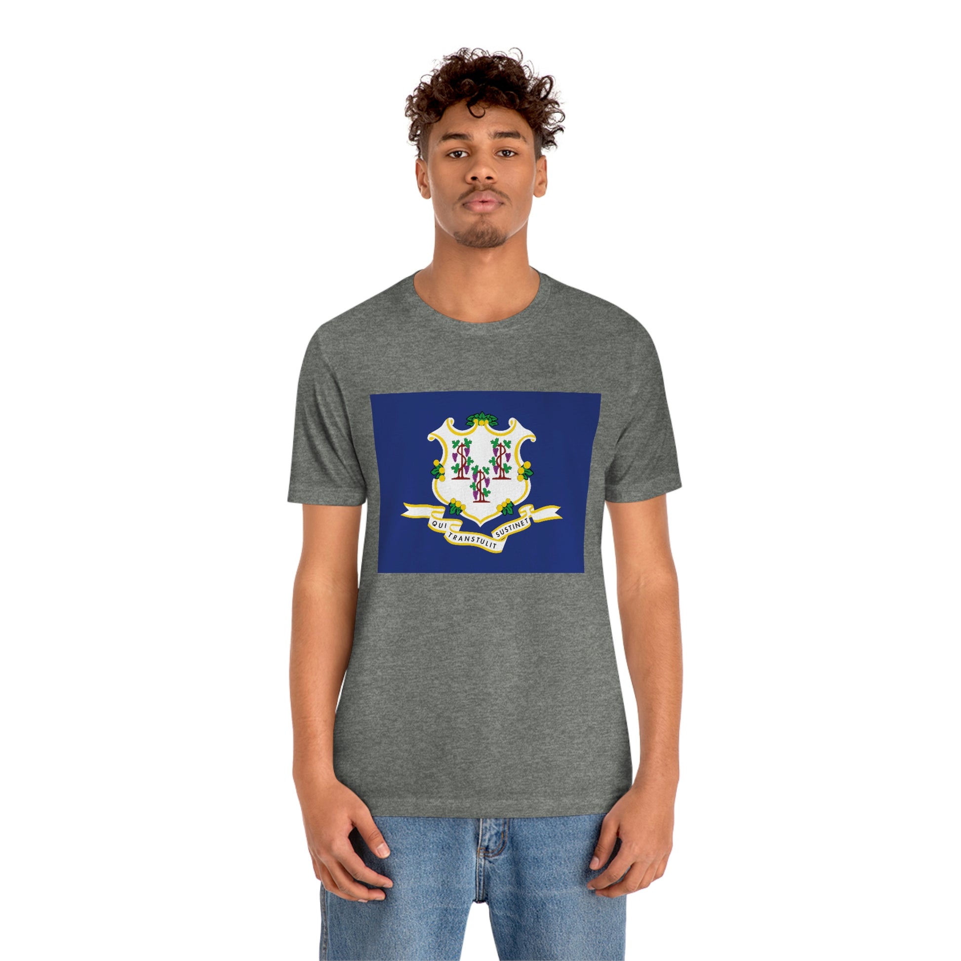 Connecticut Flag Unisex Jersey Short Sleeve Tee Tshirt T-shirt