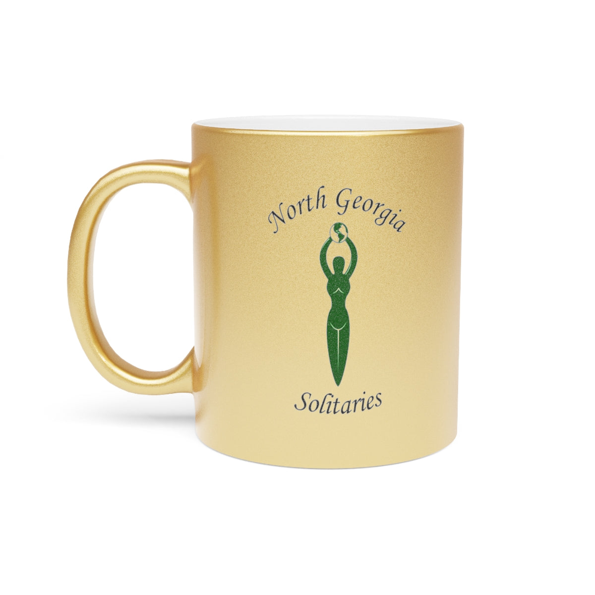 North Georgia Solitaries Metallic Mug (Silver\Gold)