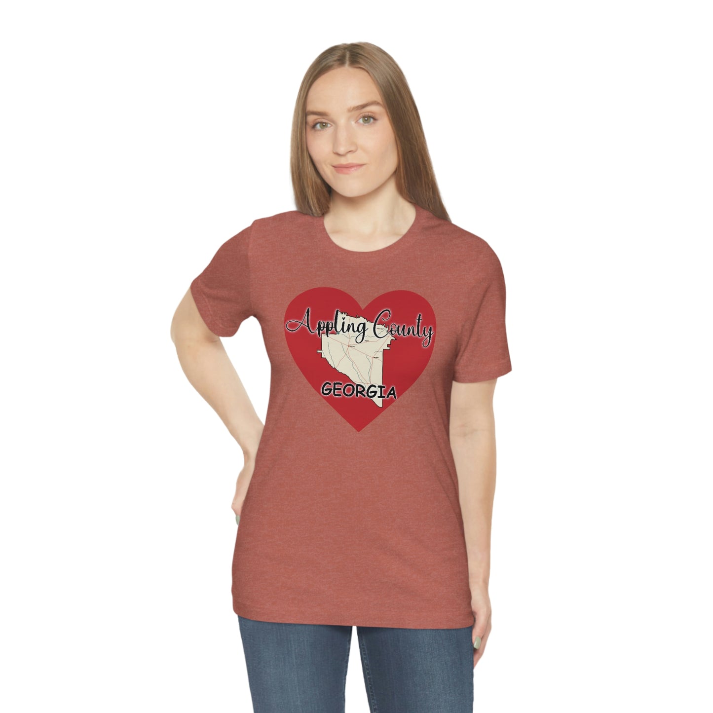 Appling County Georgia Unisex Jersey Short Sleeve Tee