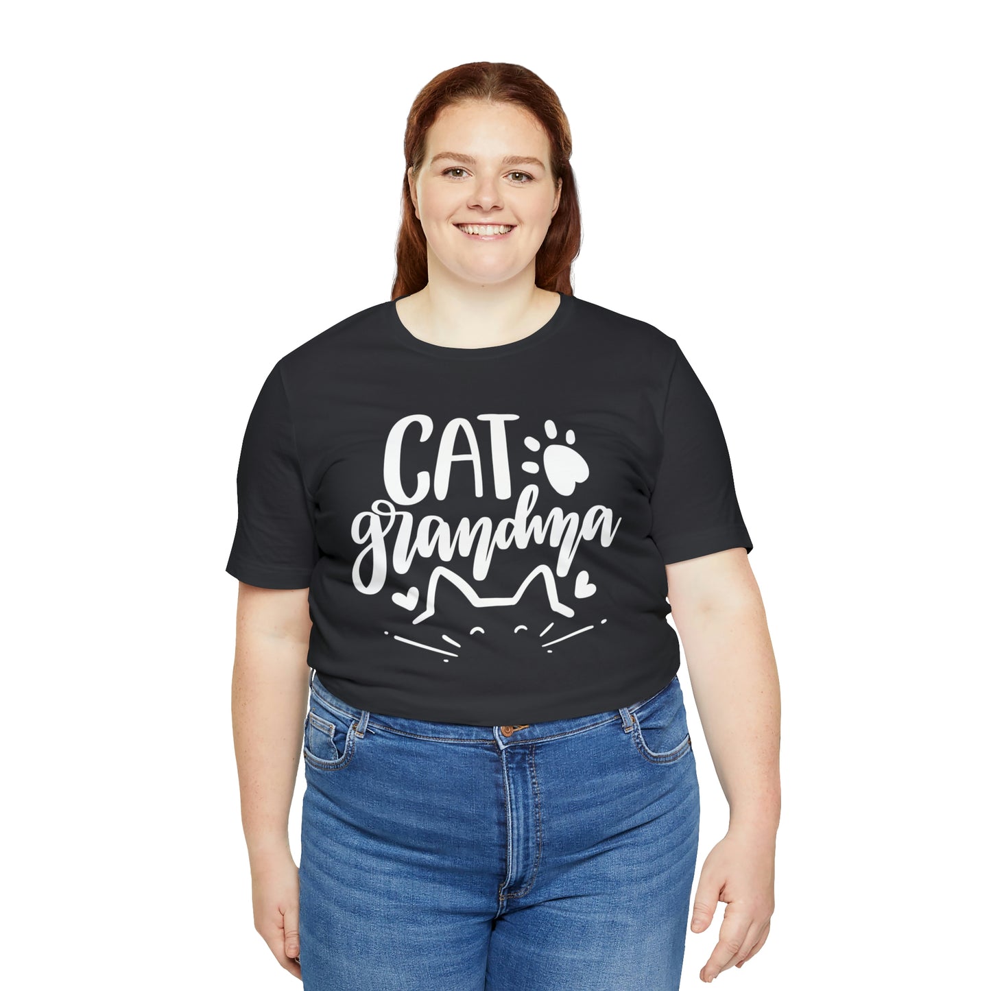 Cat Grandma Short Sleeve T-shirt