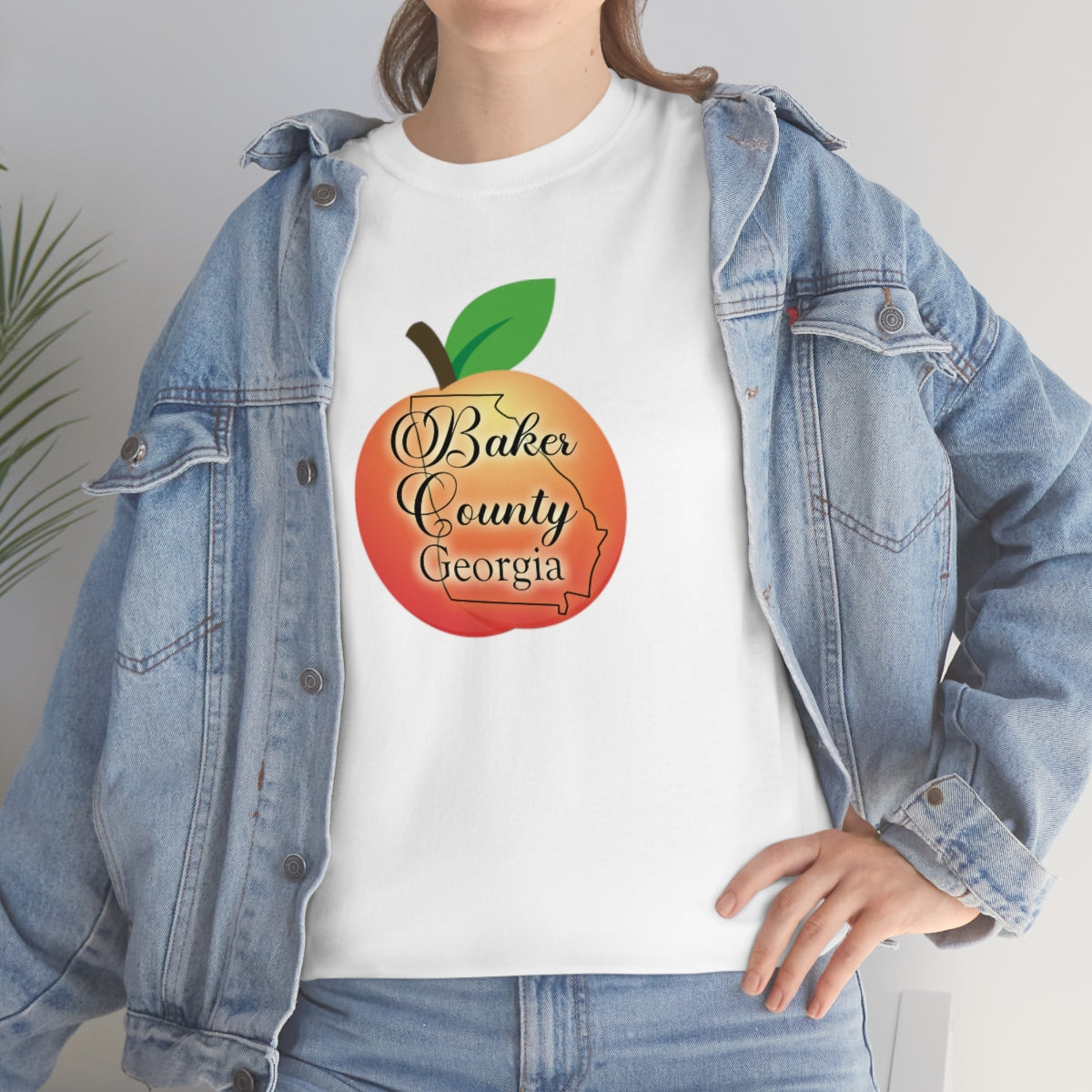 Baker County Georgia Unisex Heavy Cotton Tee