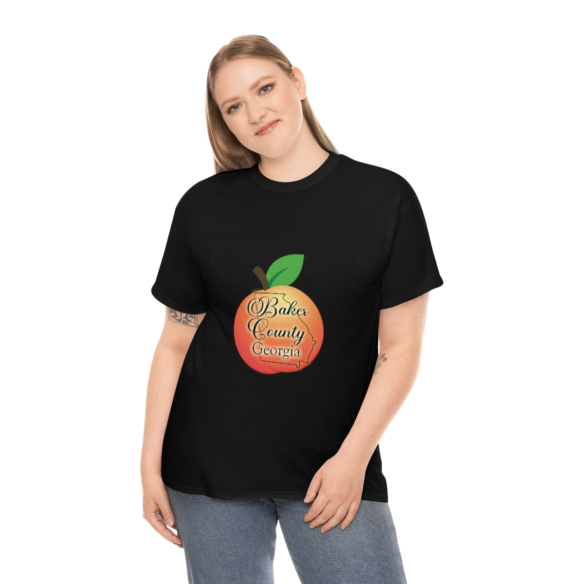 Baker County Georgia Unisex Heavy Cotton Tee
