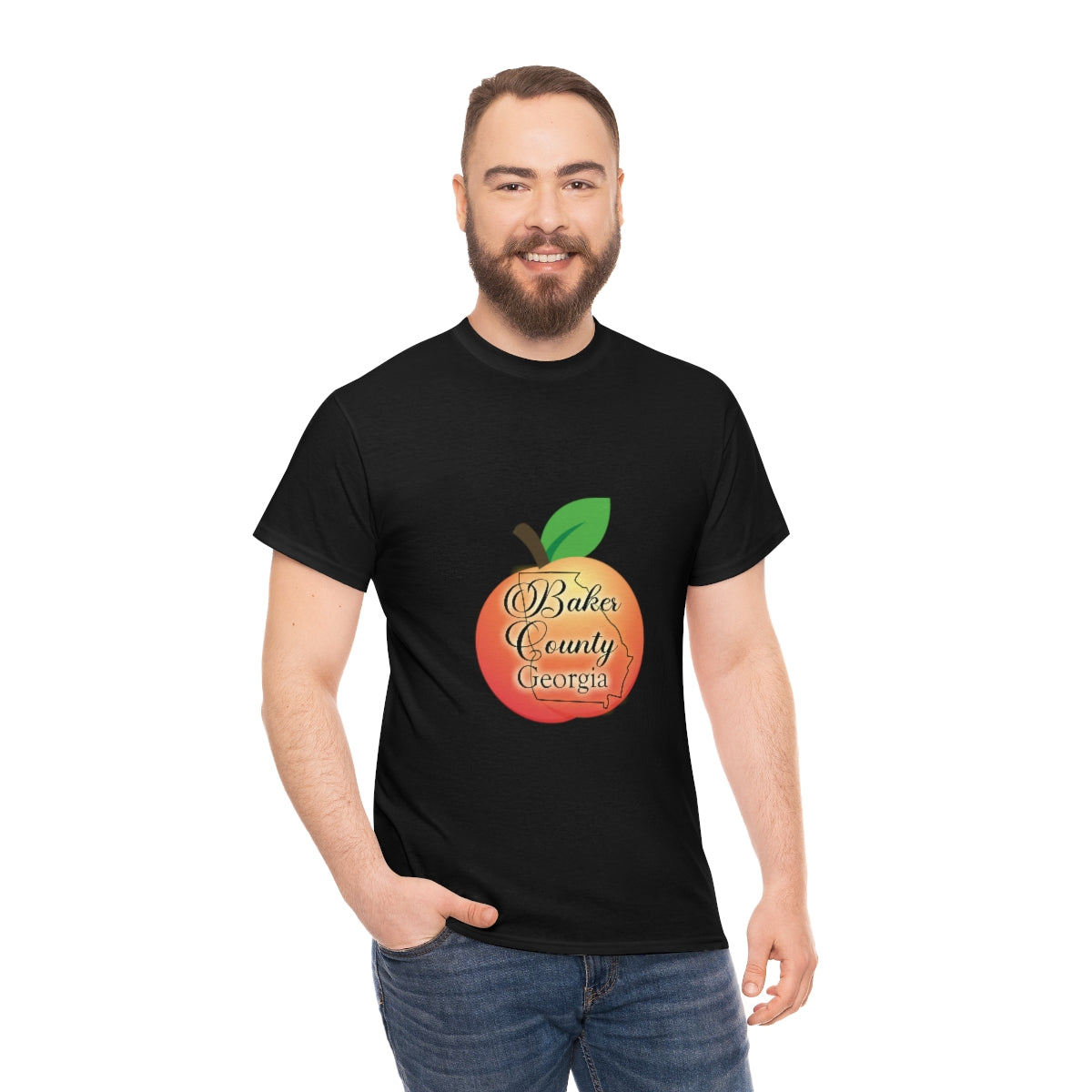 Baker County Georgia Unisex Heavy Cotton Tee