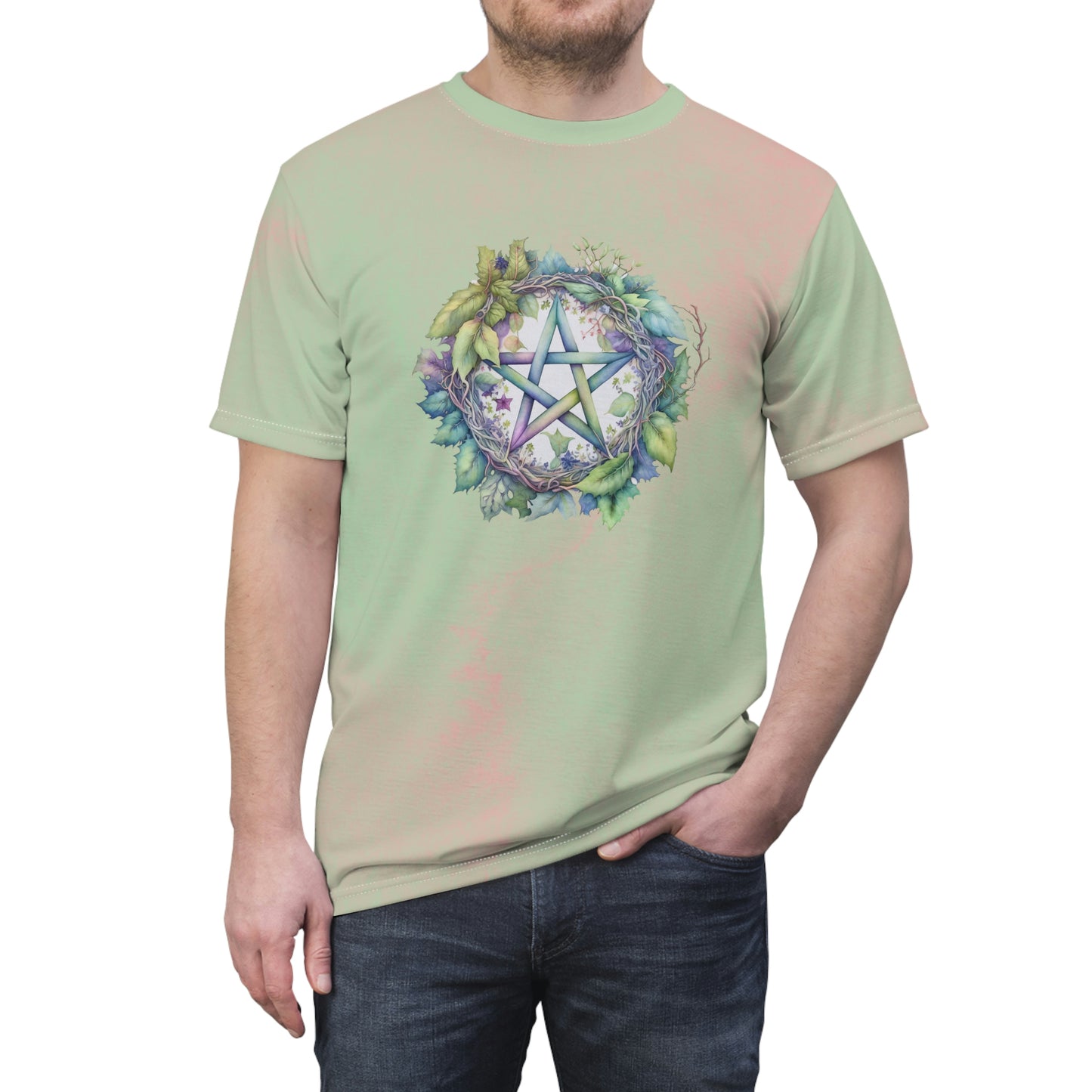 Spring Flower Pentacle Unisex T-shirt