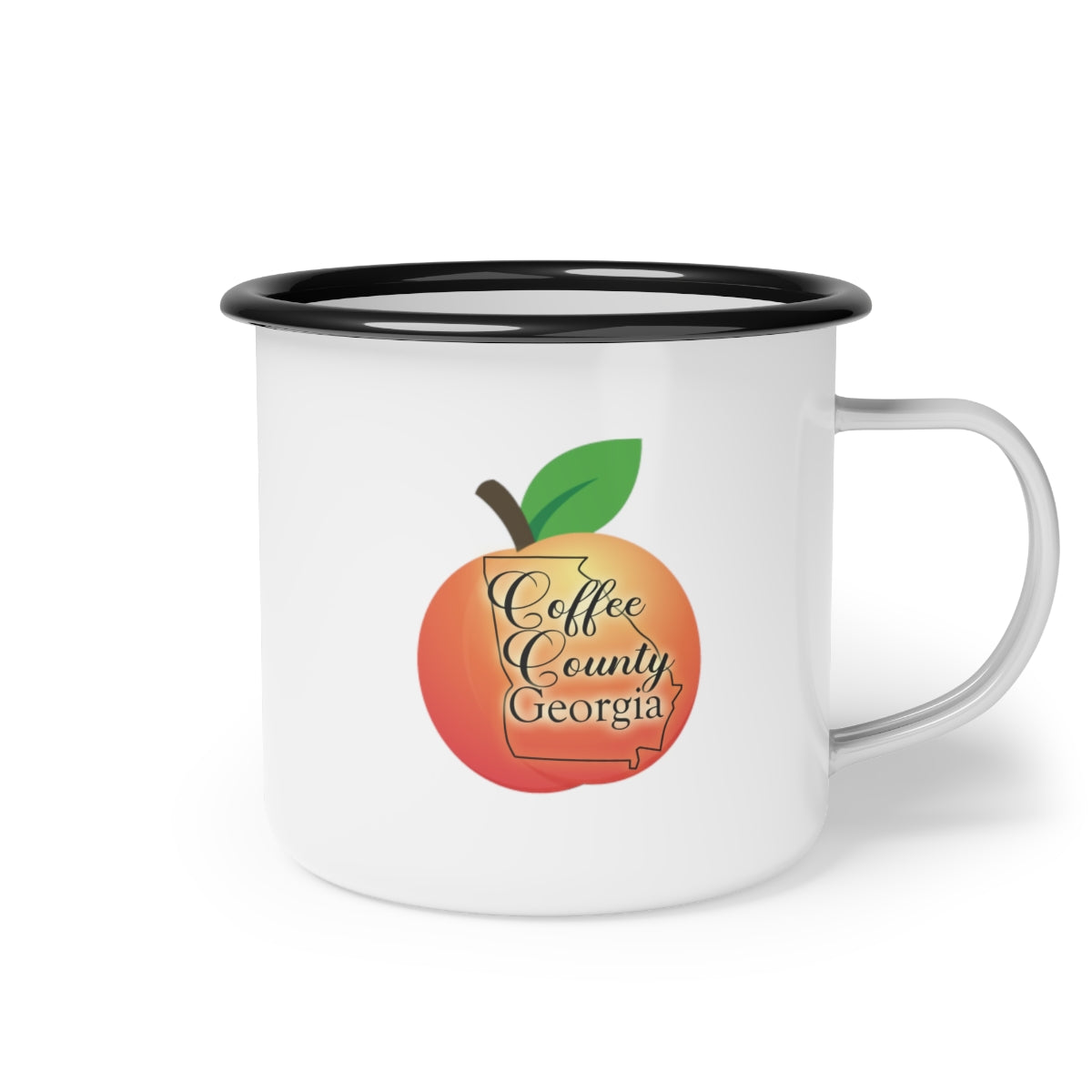 Coffee County Georgia Enamel Camp Cup