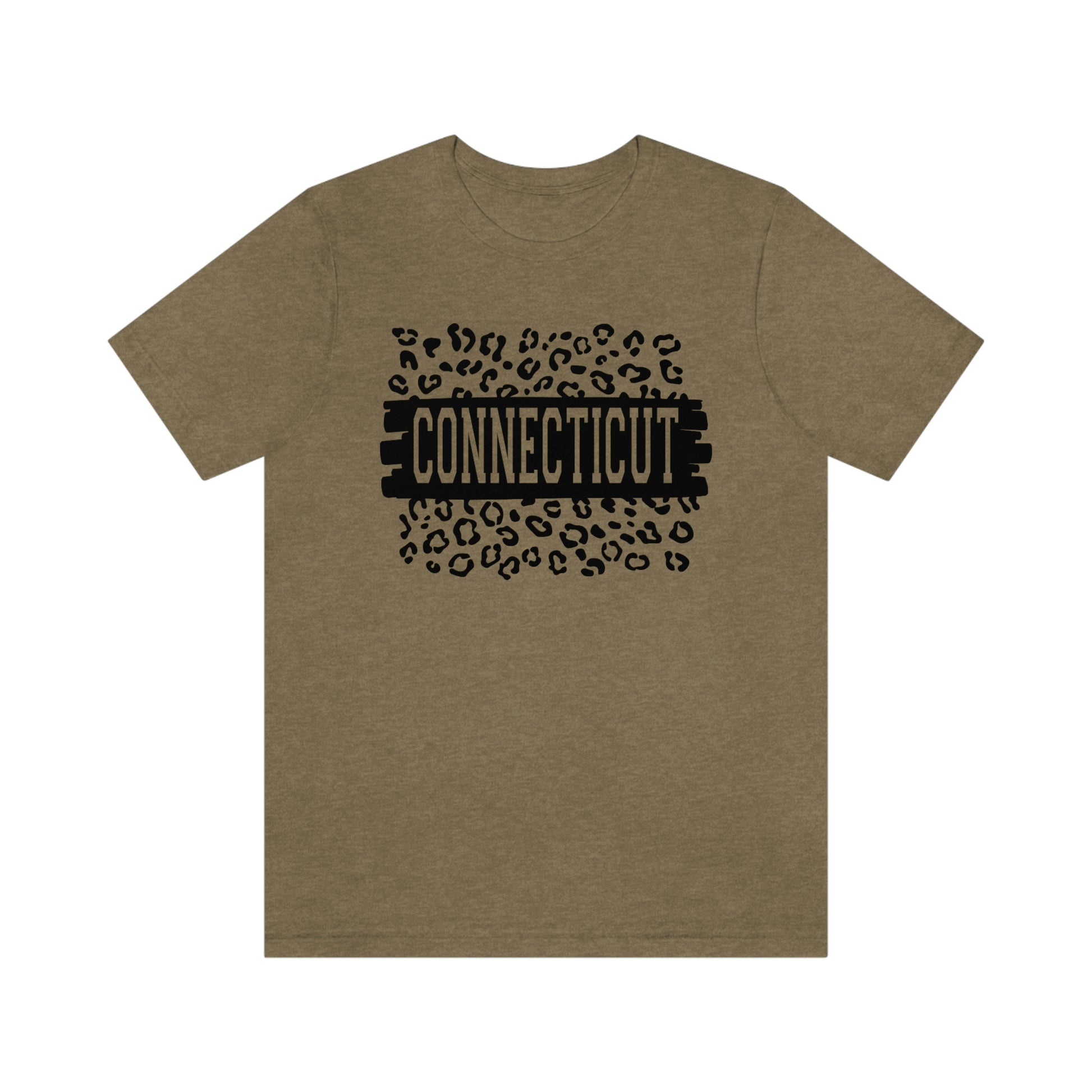Connecticut Leopard Print Short Sleeve T-shirt