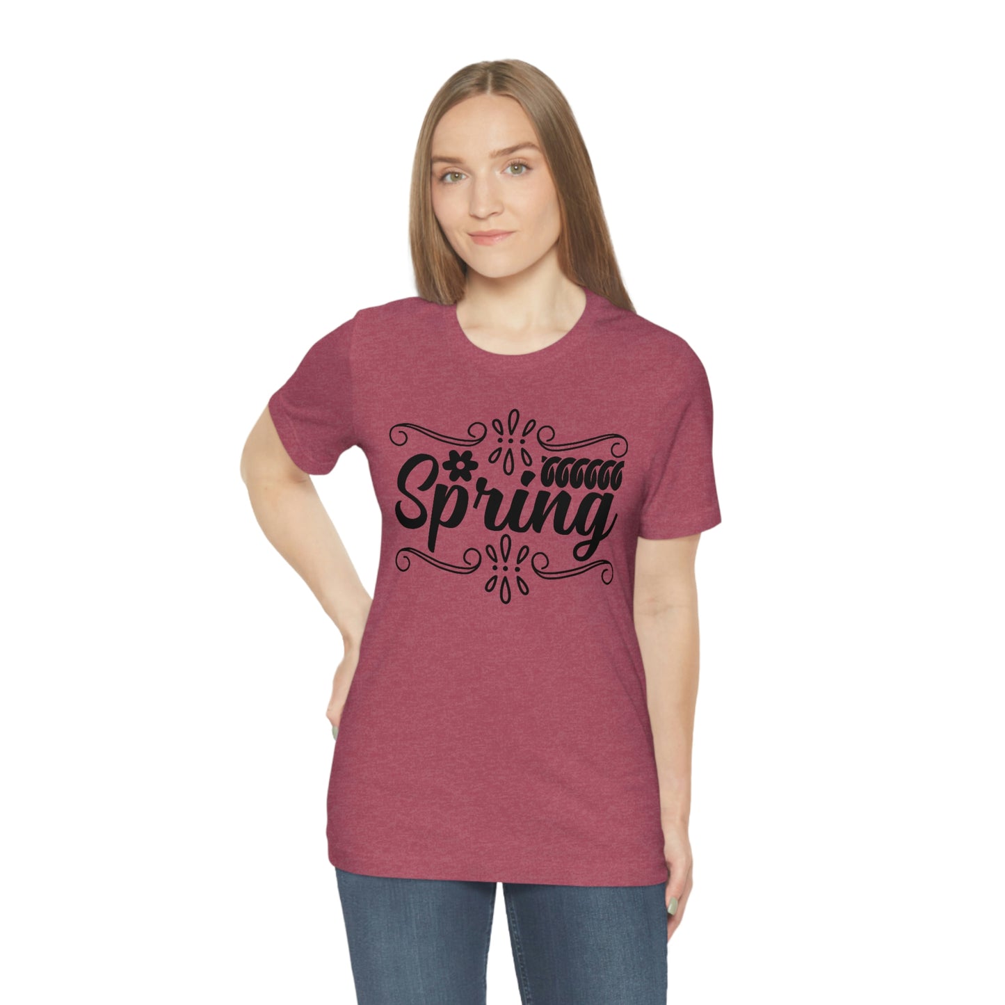 Spring with Frame Unisex Jersey Short Sleeve Tee