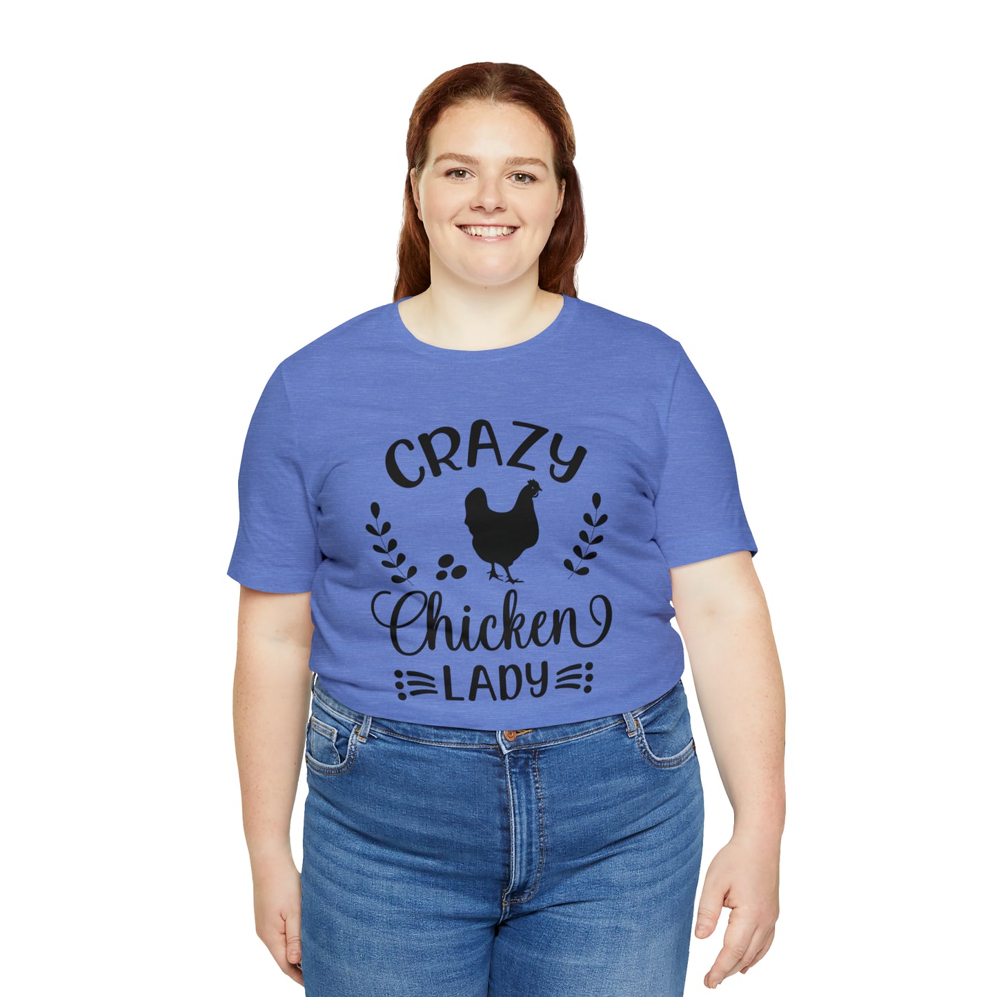 Crazy Chicken Lady Short Sleeve T-shirt