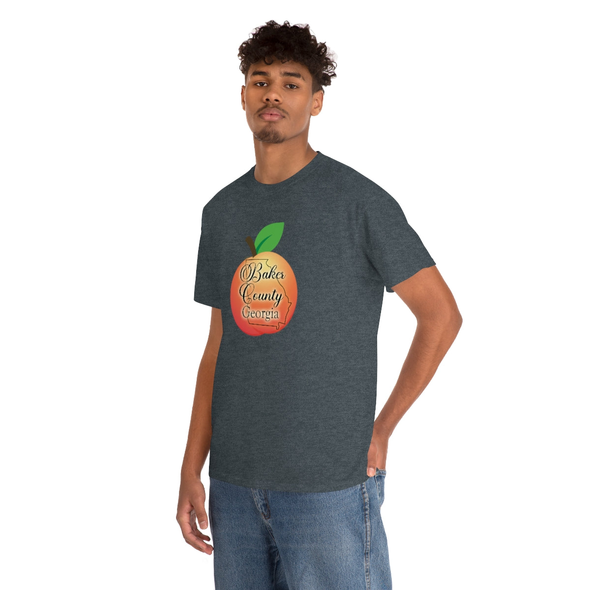 Baker County Georgia Unisex Heavy Cotton Tee