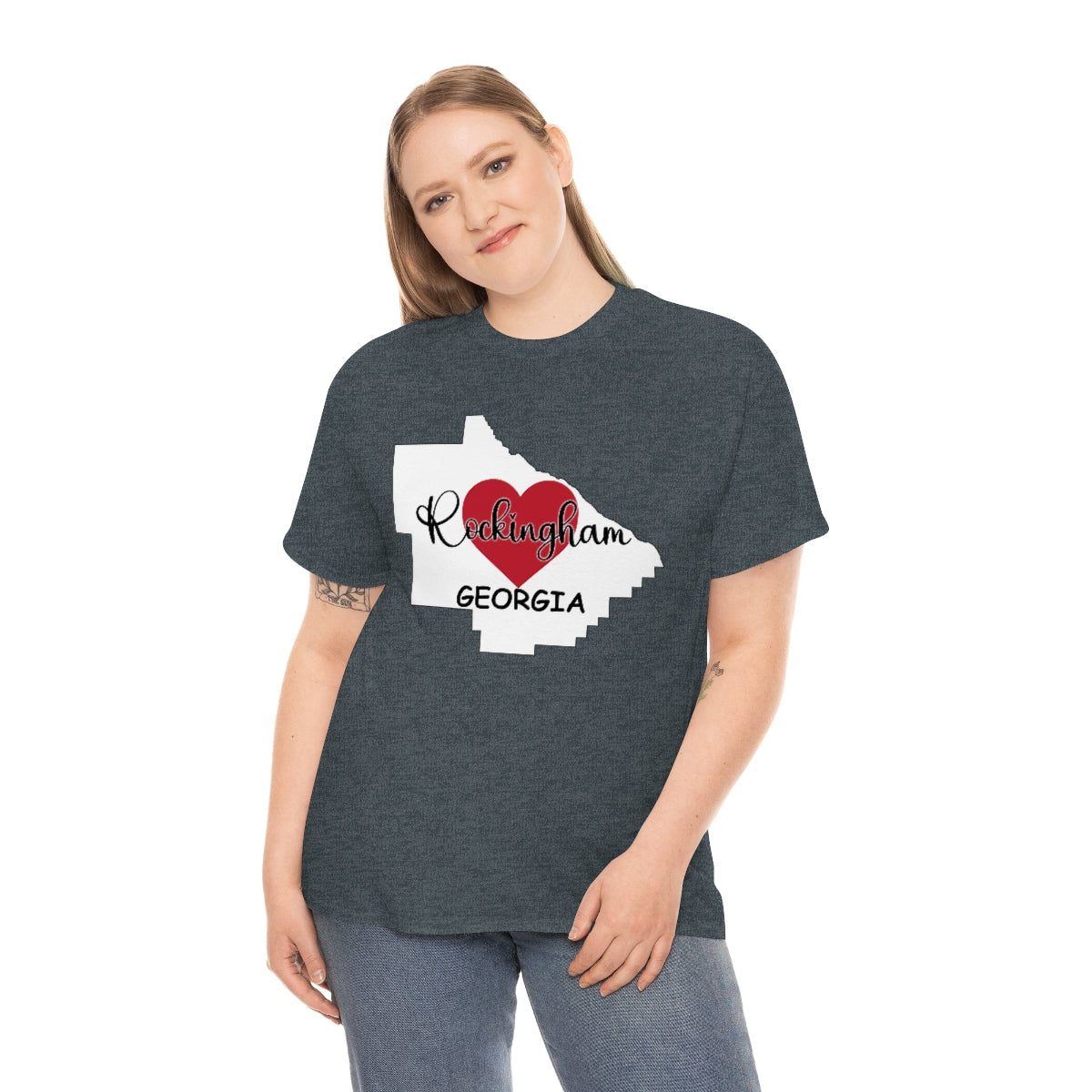 Rockingham Georgia Unisex Heavy Cotton Tee