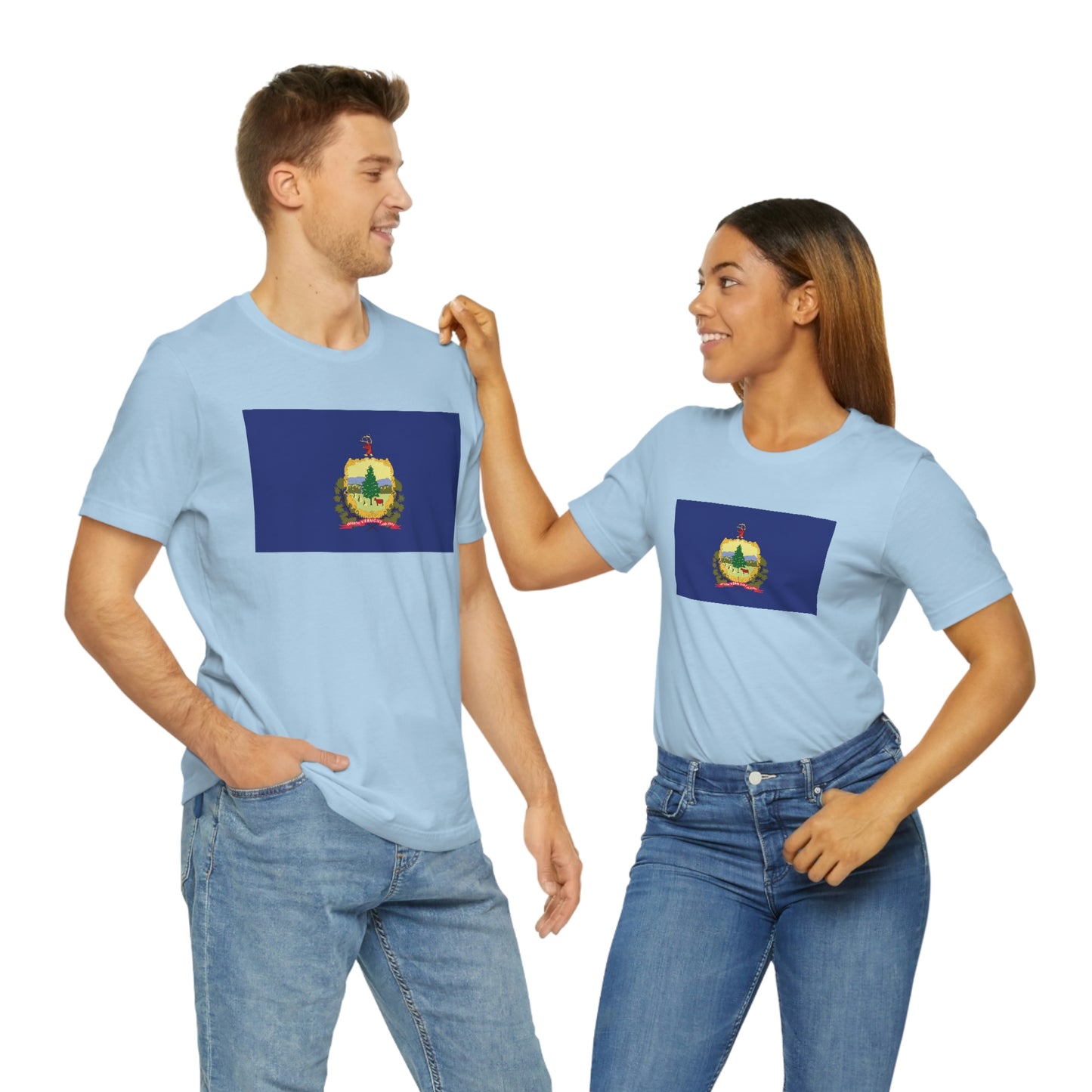 Vermont Flag Unisex Jersey Short Sleeve Tee Tshirt T-shirt