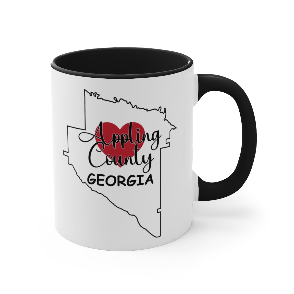 Appling County Georgia Accent 11 oz Ceramic Coffee Mug