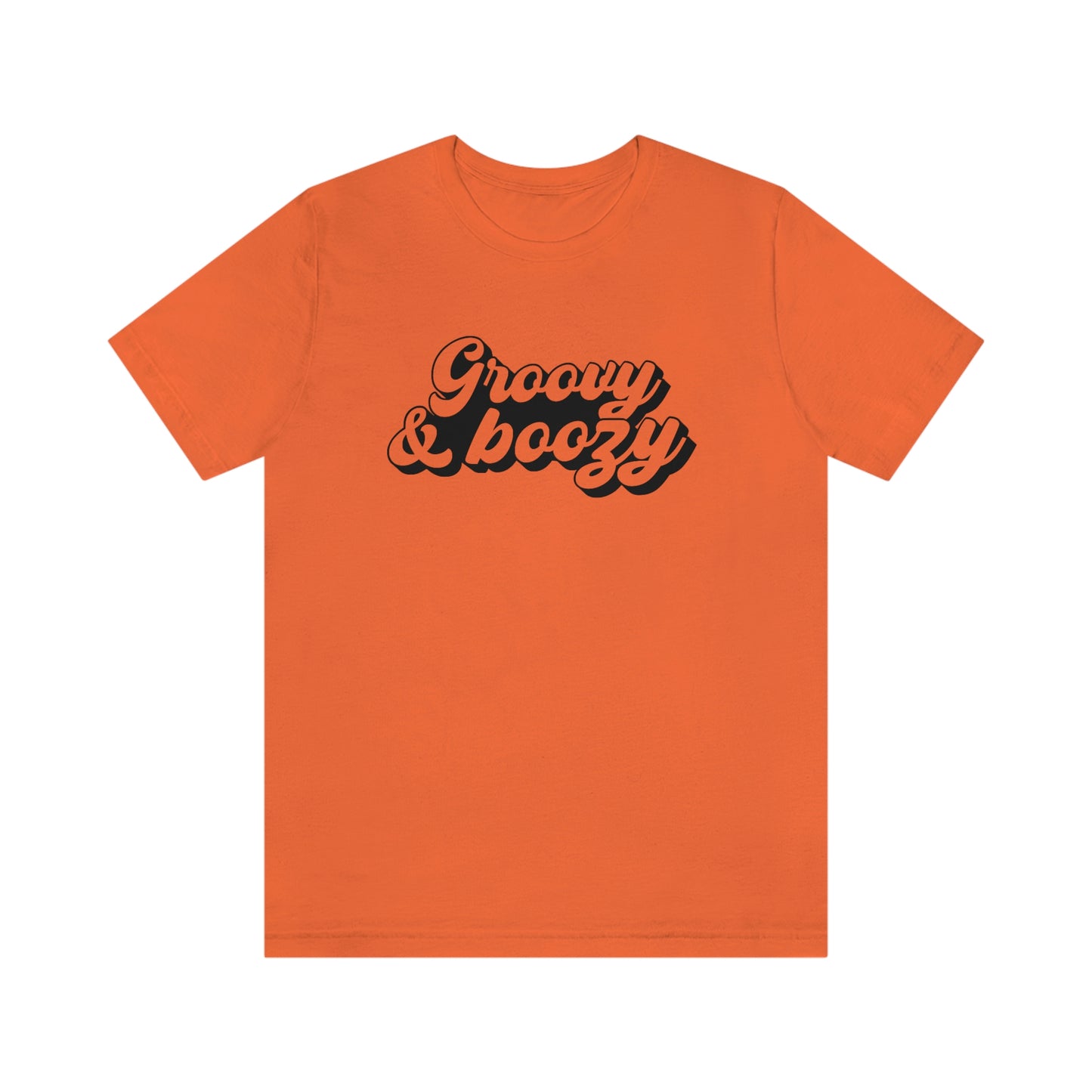 Groovy and Boozy Unisex Jersey Short Sleeve Tee