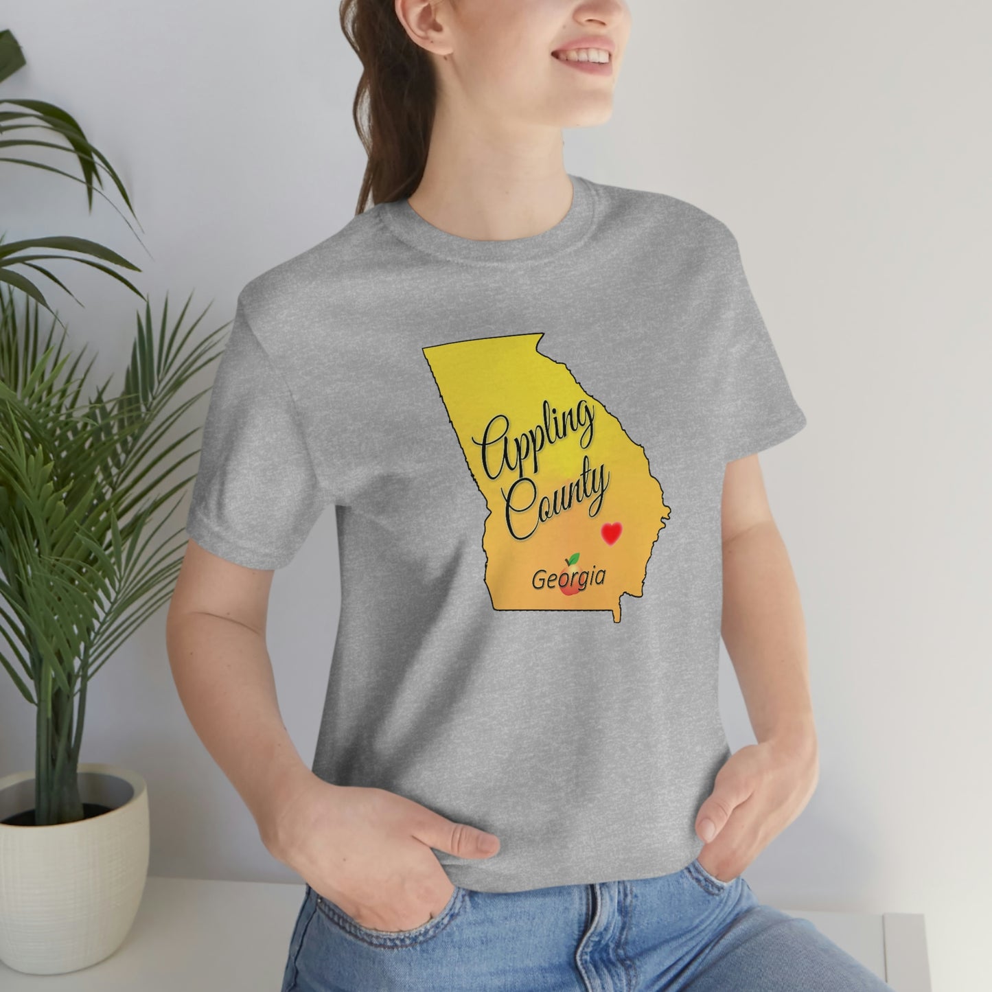 Appling County Georgia Unisex Jersey Short Sleeve Tee