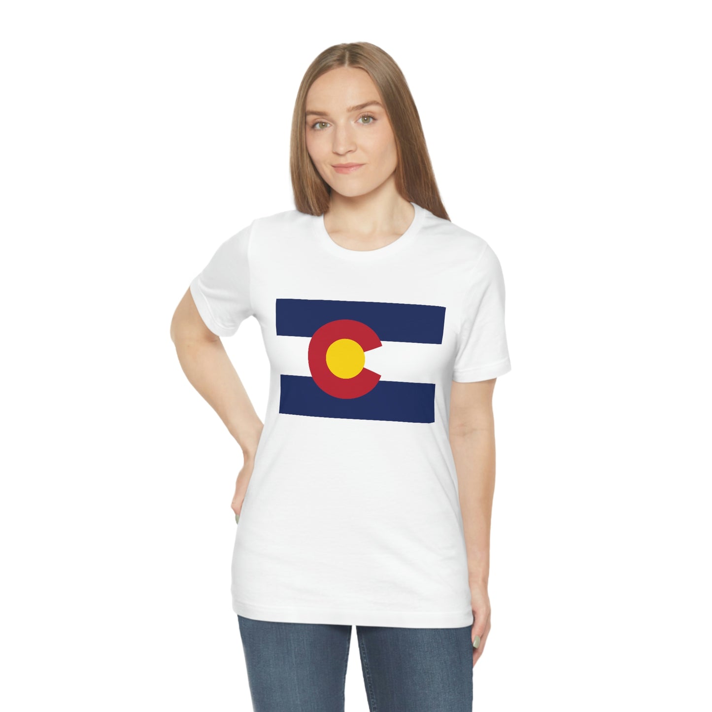 Colorado Flag Unisex Jersey Short Sleeve Tee Tshirt T-shirt