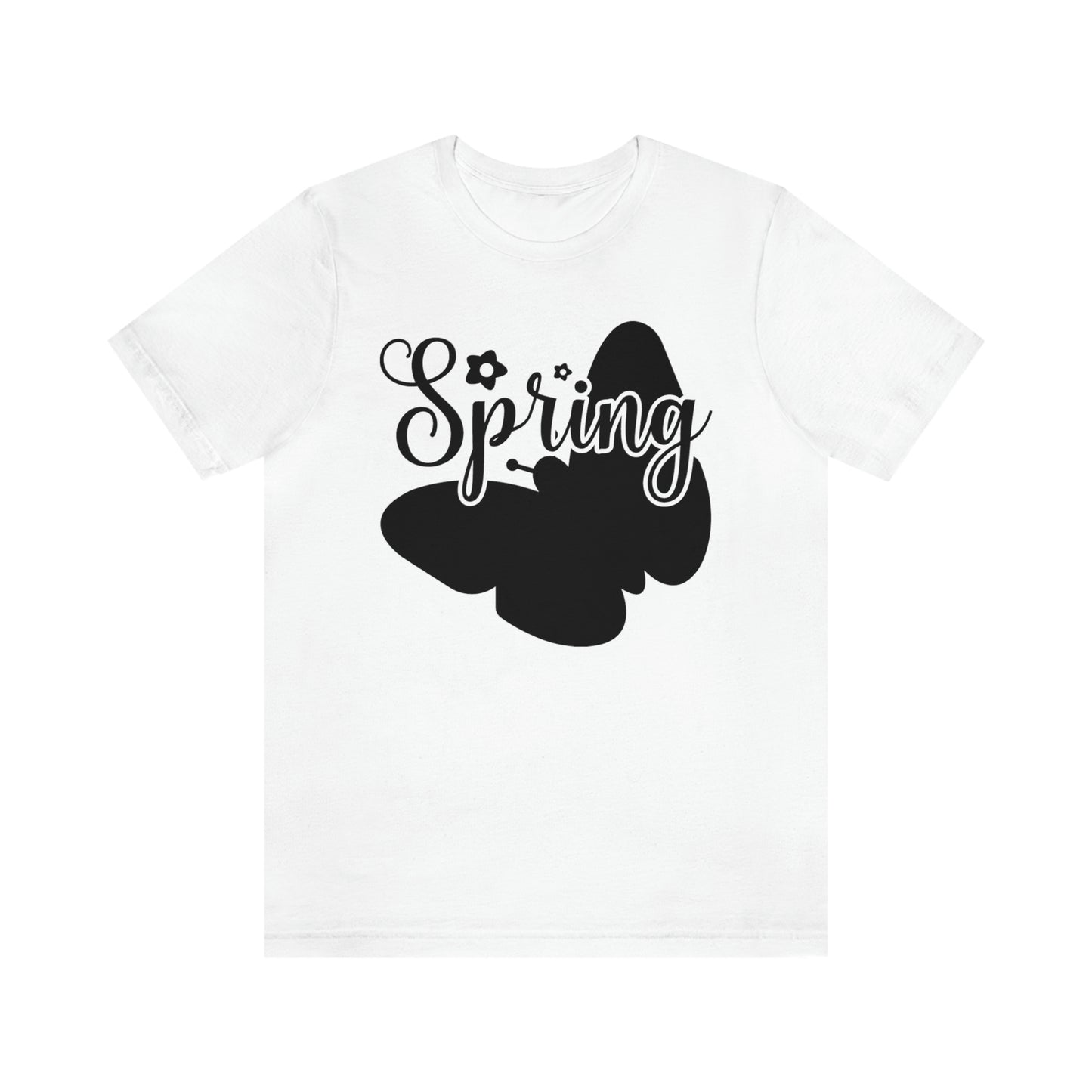 Butterfly Silhouette Spring Unisex Jersey Short Sleeve Tee