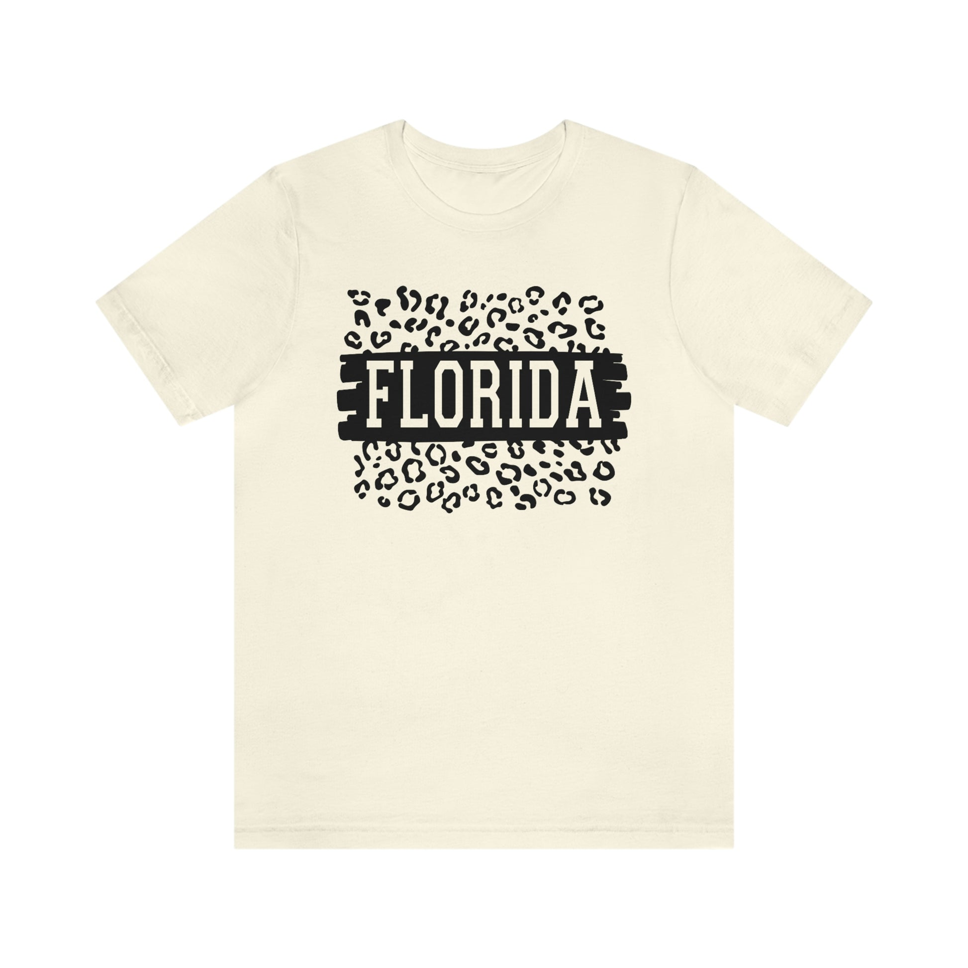 Florida Leopard Print Short Sleeve T-shirt