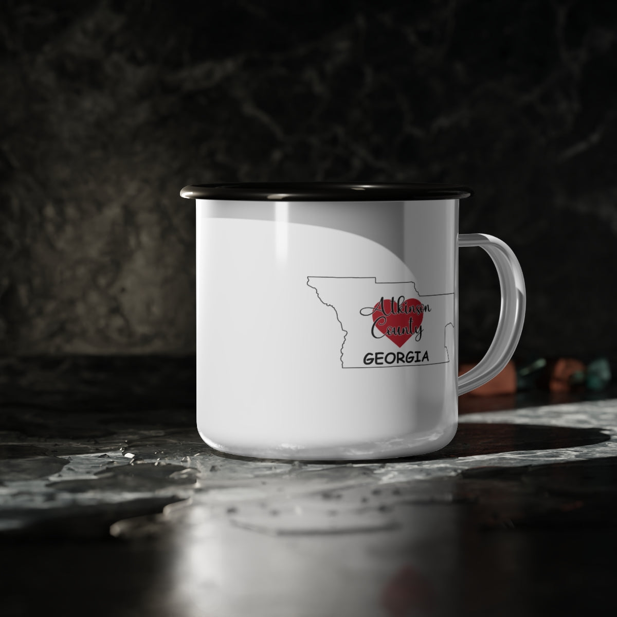 Atkinson County Georgia Enamel Camp Cup
