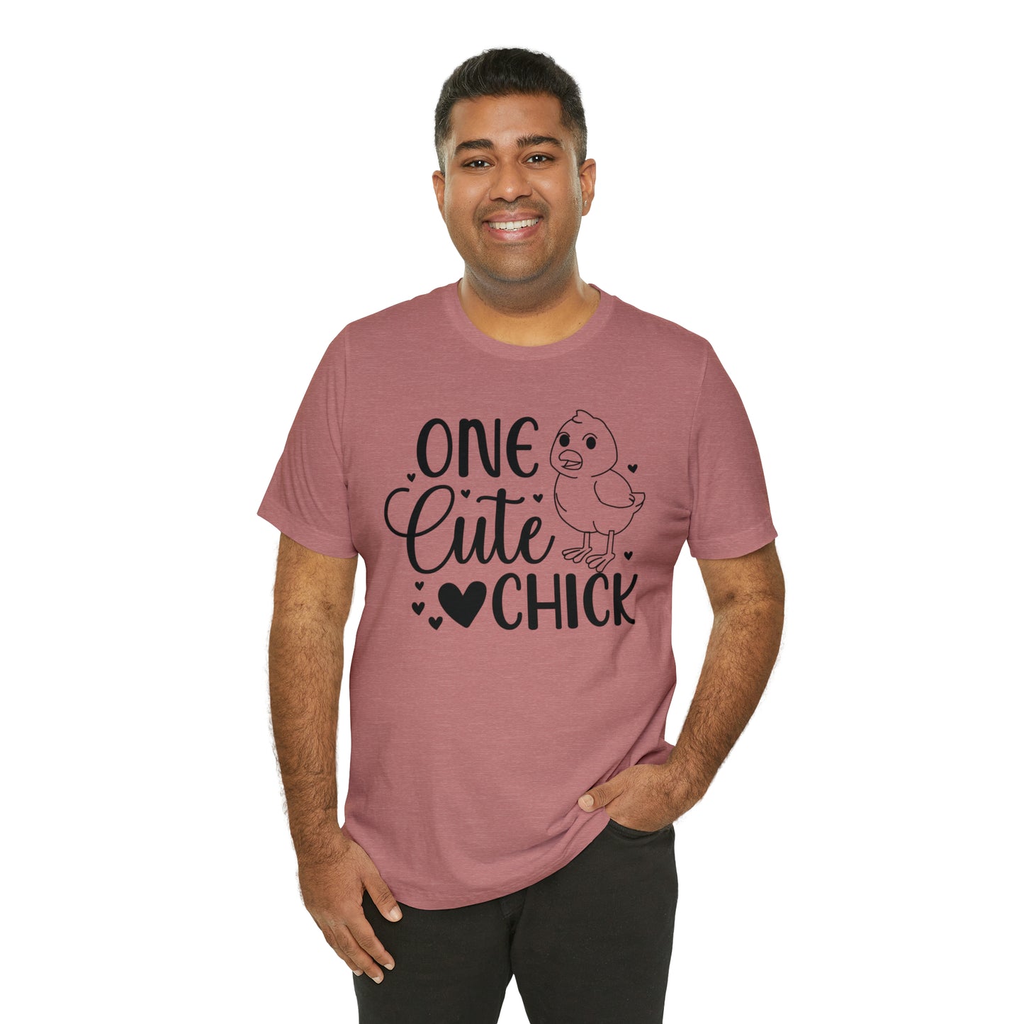 One Cute Chick Short Sleeve Chicken T-shirt