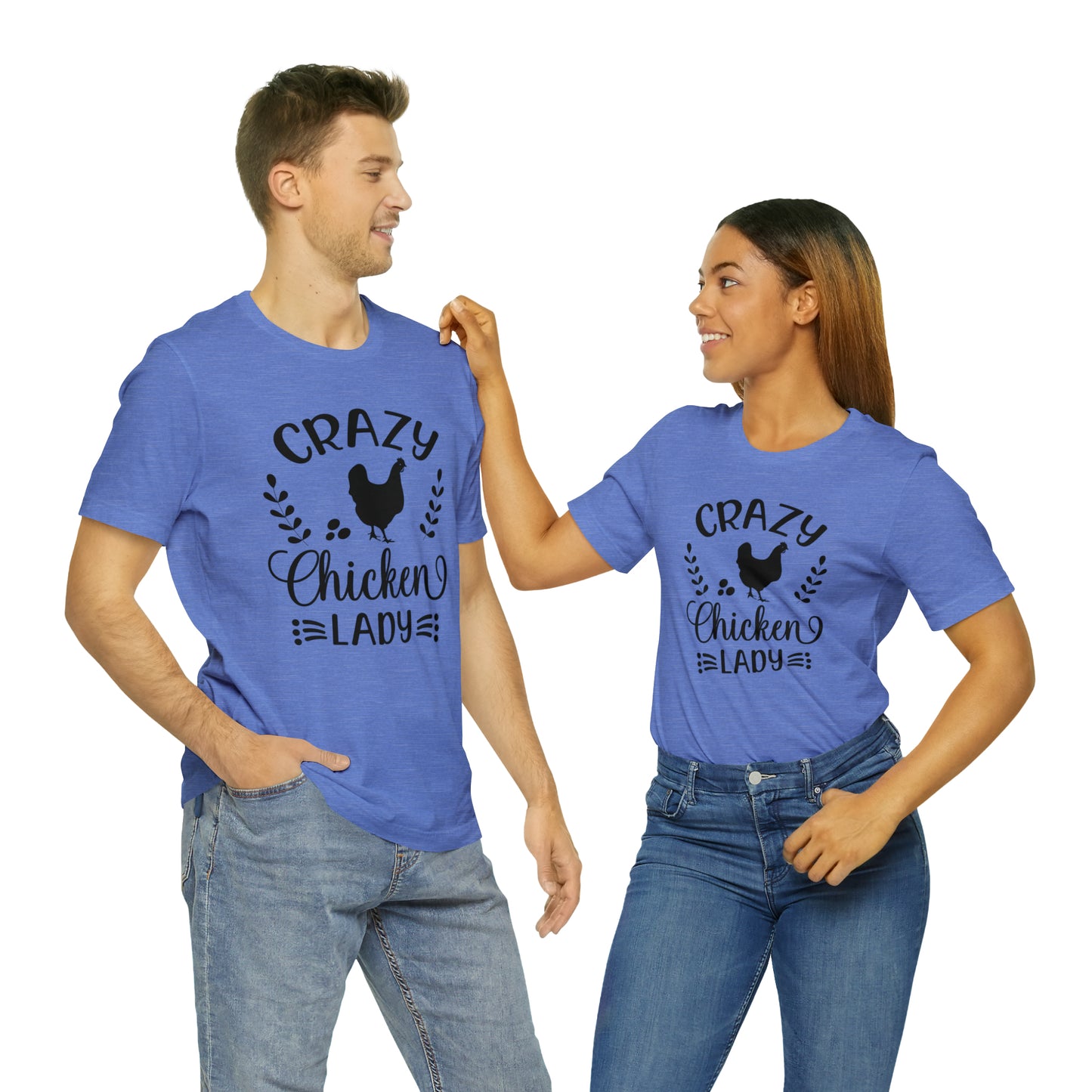 Crazy Chicken Lady Short Sleeve T-shirt