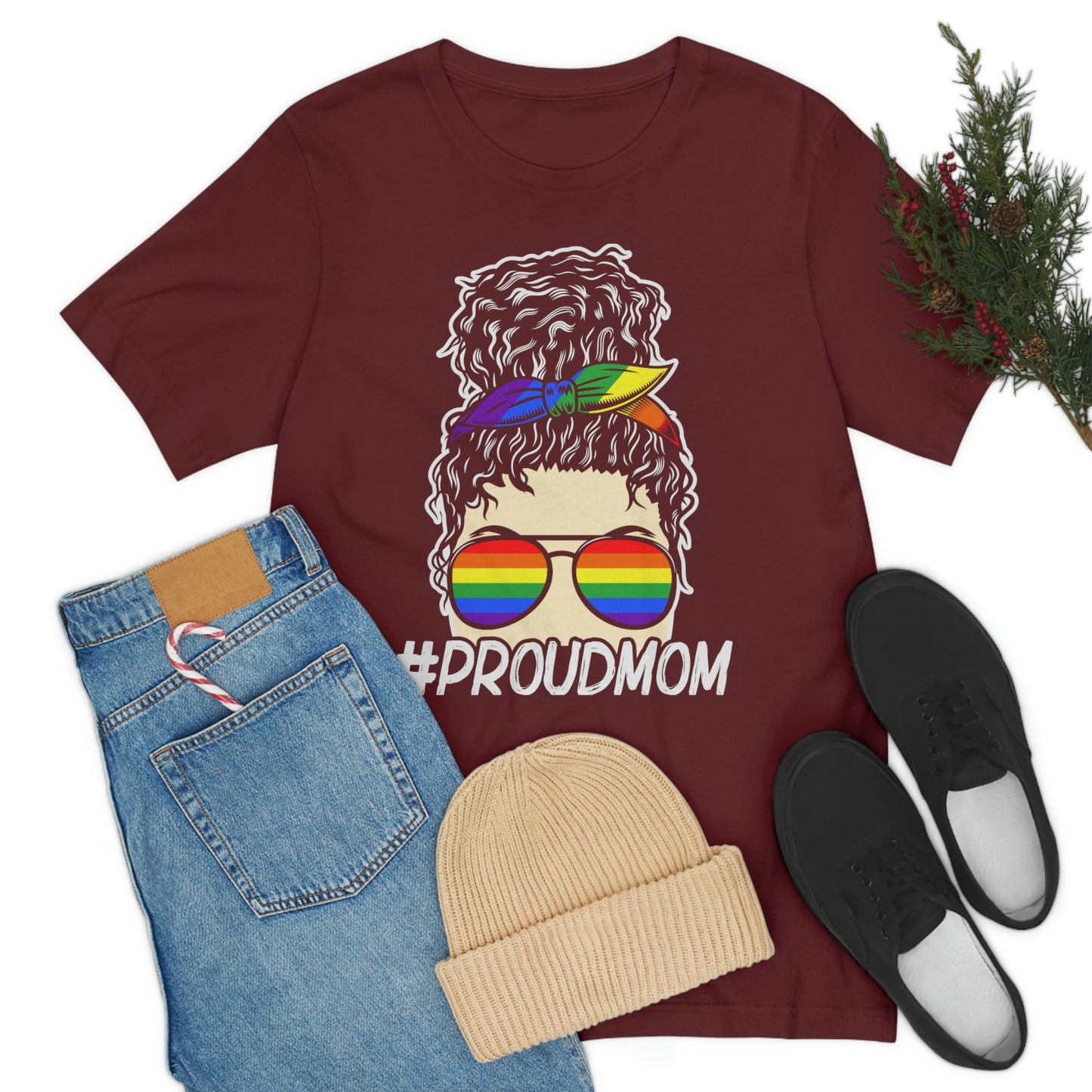 LGBTQIA Proud Mom tshirt tee t-shirt