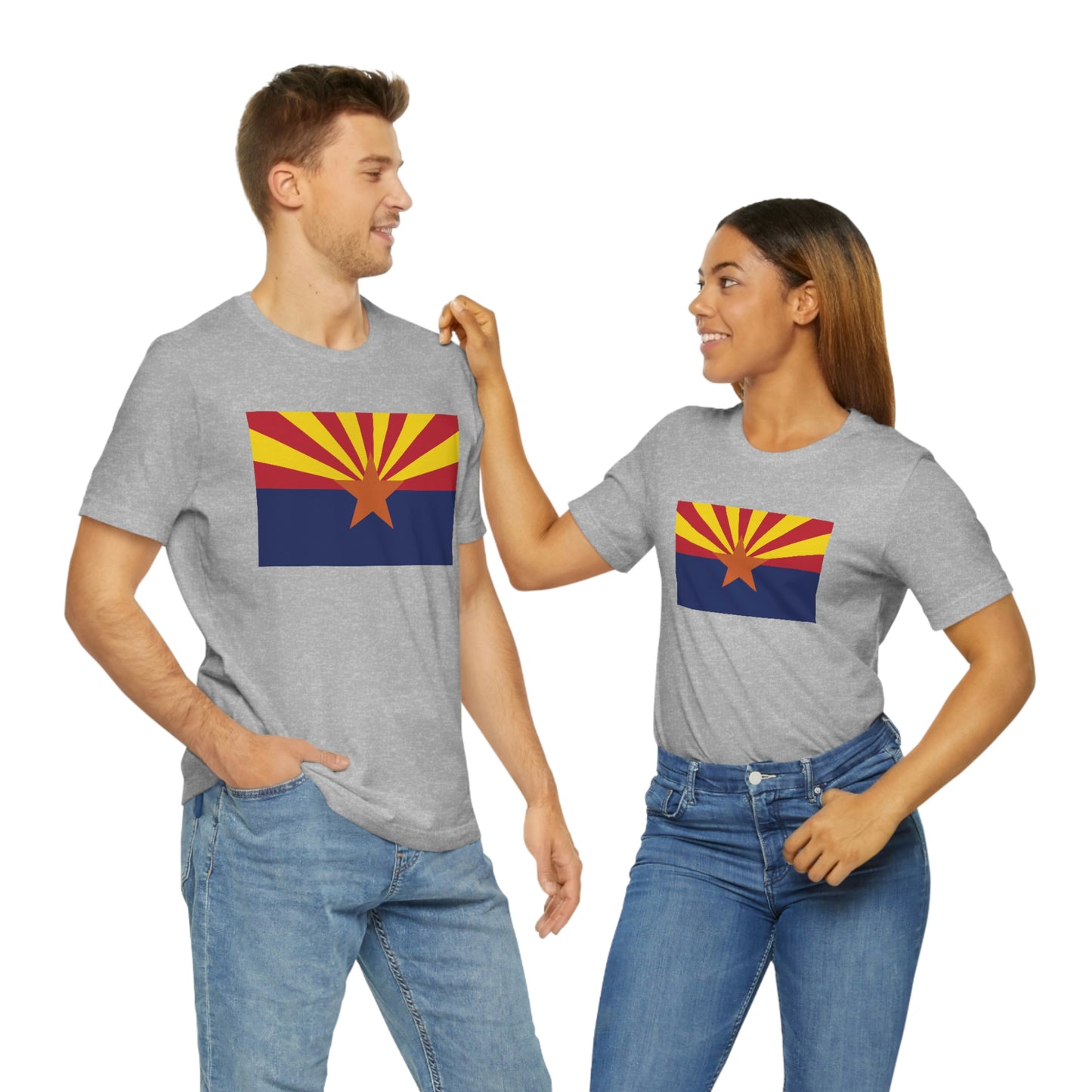 Arizona Flag Unisex Jersey Short Sleeve Tee Tshirt T-shirt