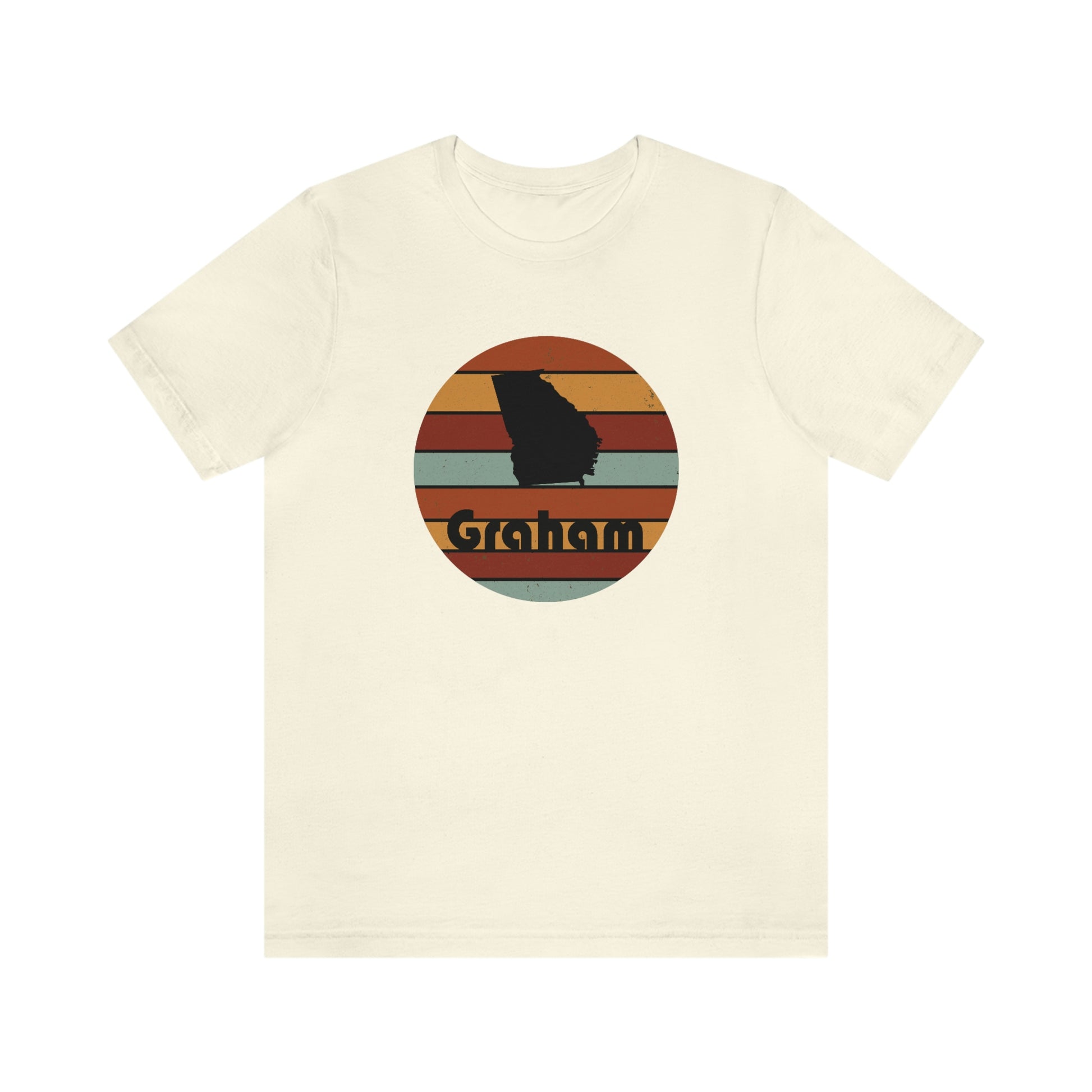 Graham Georgia Retro Sunset Unisex Jersey Short Sleeve Tee Tshirt T-shirt