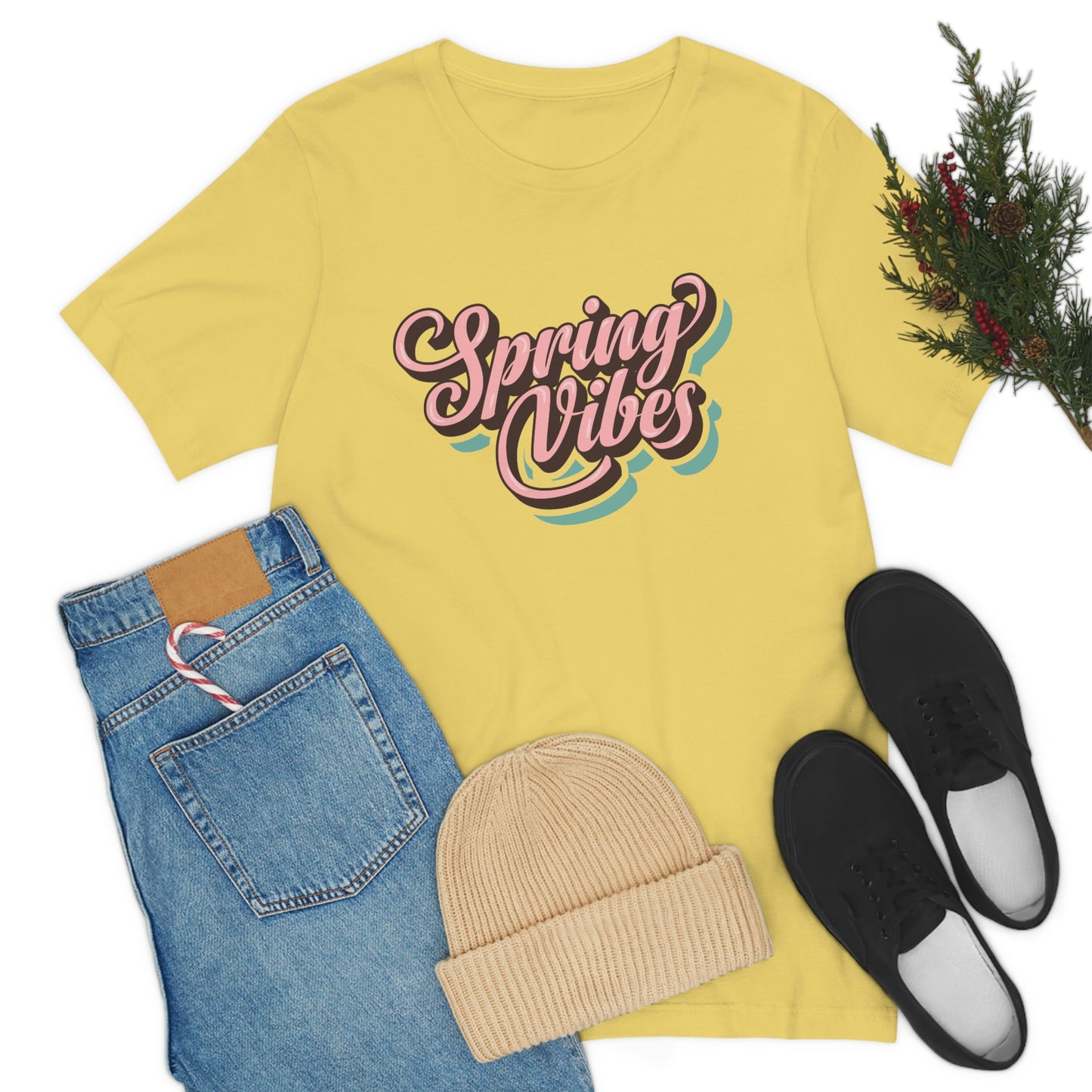 Spring Vibes Unisex Jersey Short Sleeve Tee