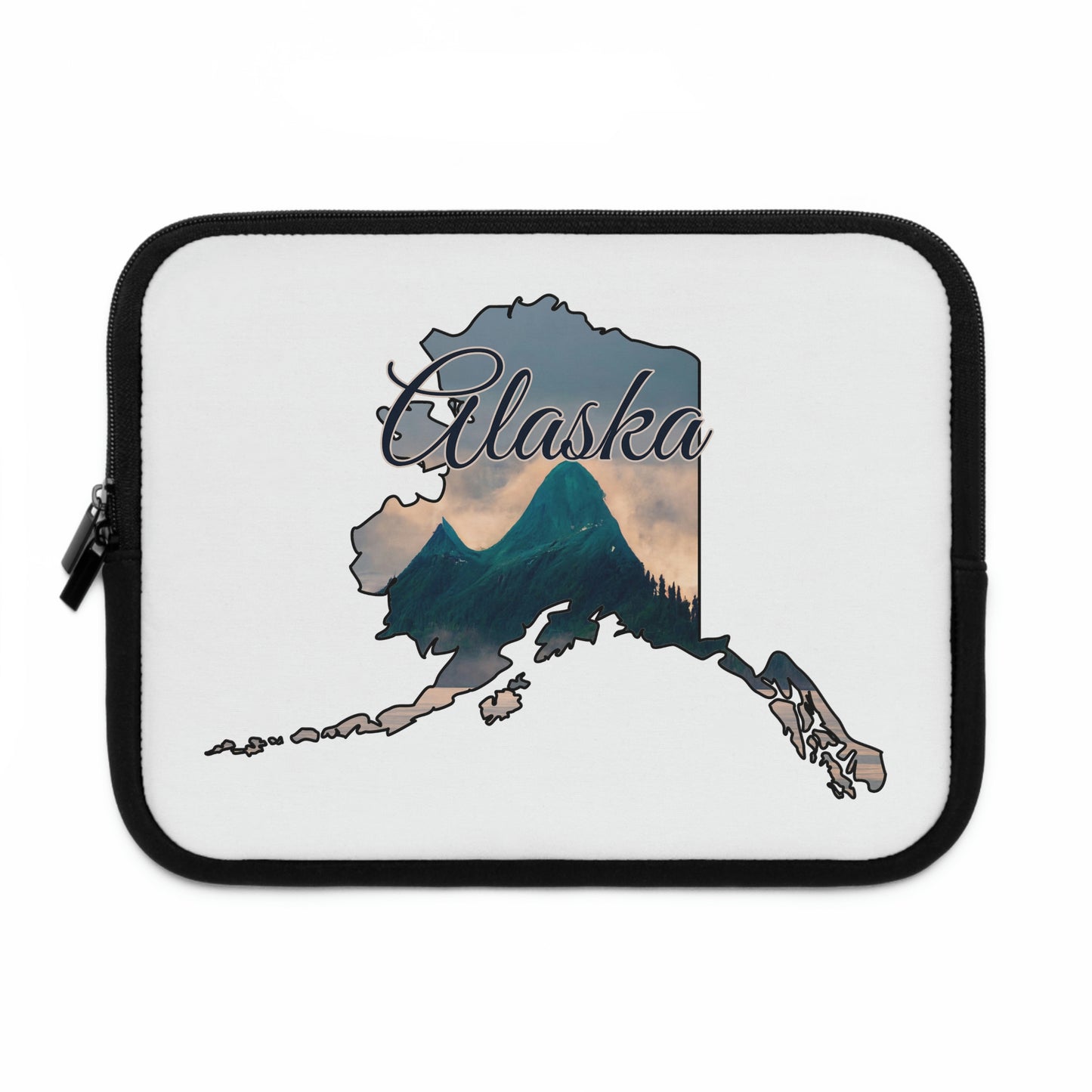 Alaska Mountain Scene Print Laptop Sleeve