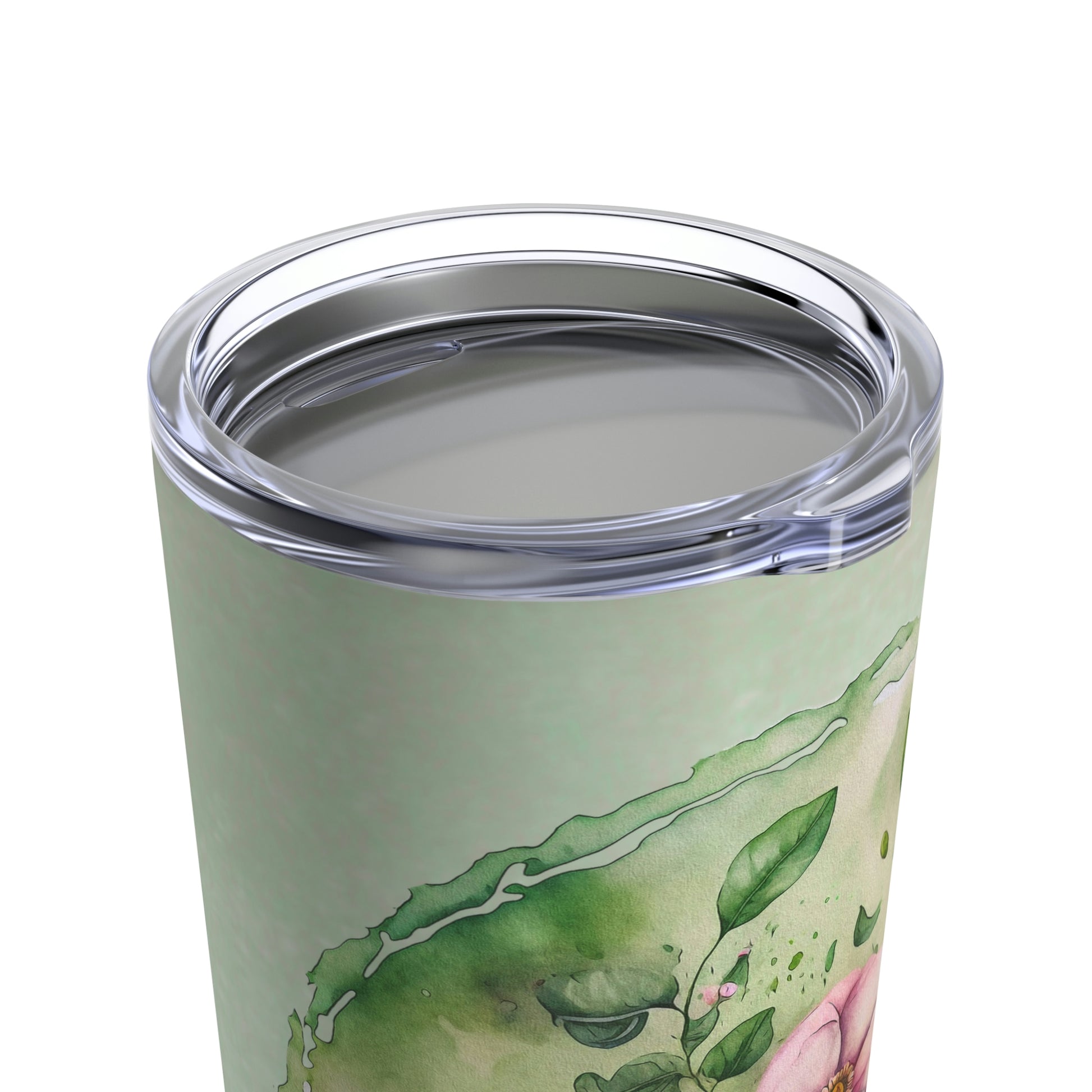 Spring Flowers Watercolor Tumbler 20oz