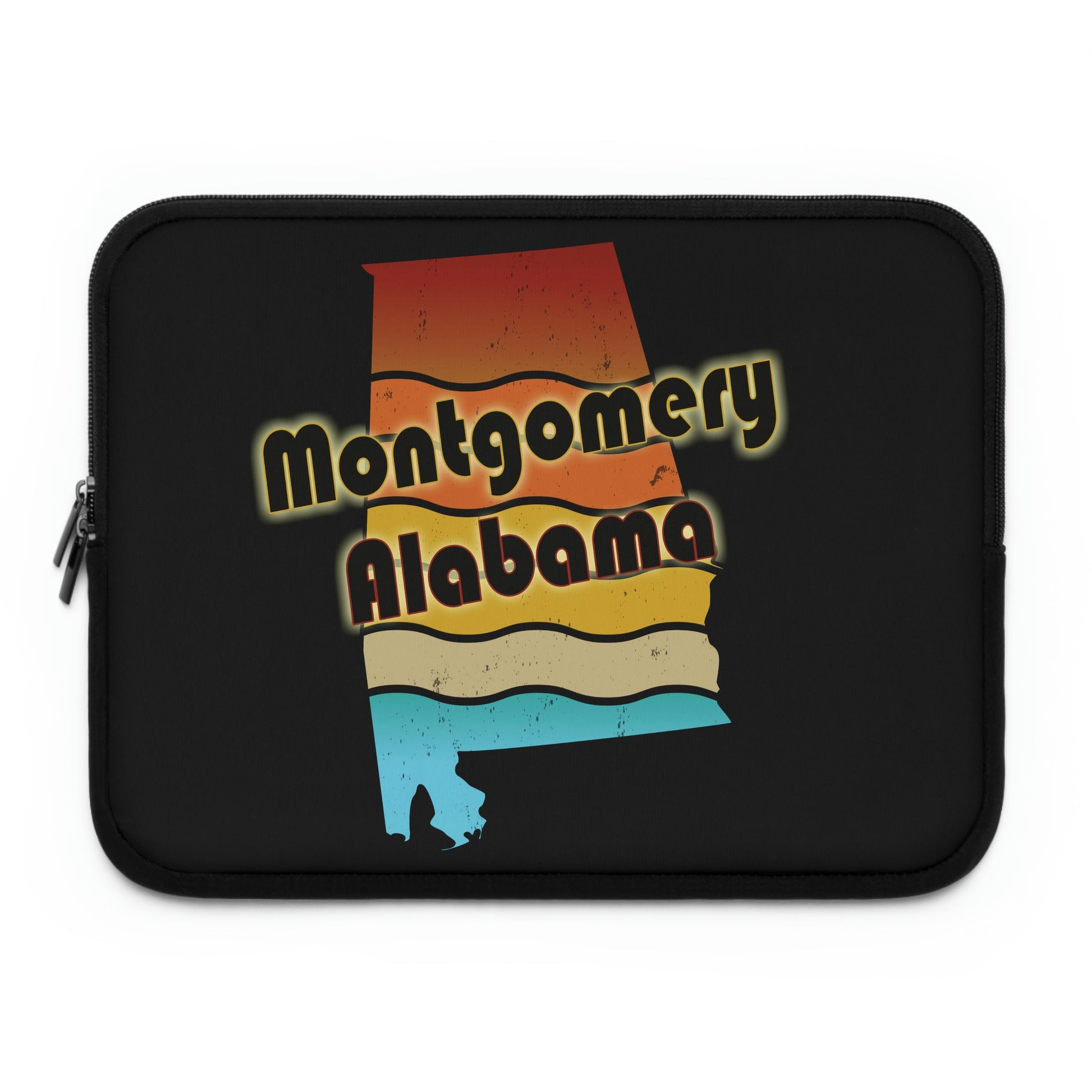 Montgomery Alabama Retro Sunset Laptop Sleeve
