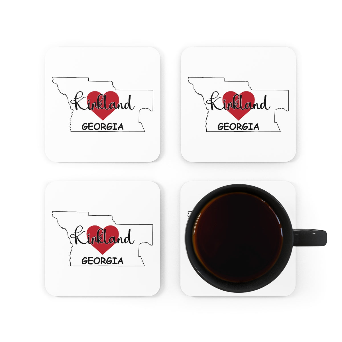 Kirkland Georgia Corkwood Coaster Set