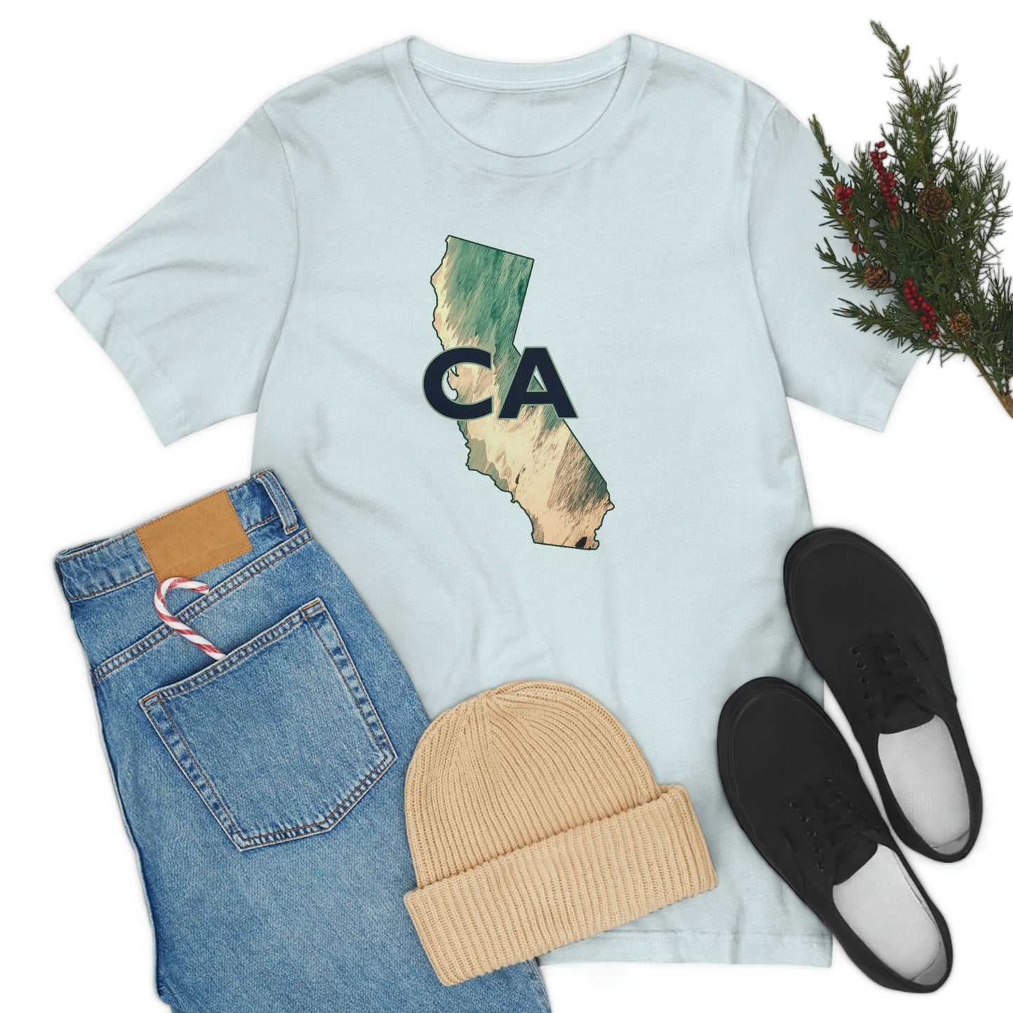 California Beach Unisex Jersey Short Sleeve Tee Tshirt T-shirt