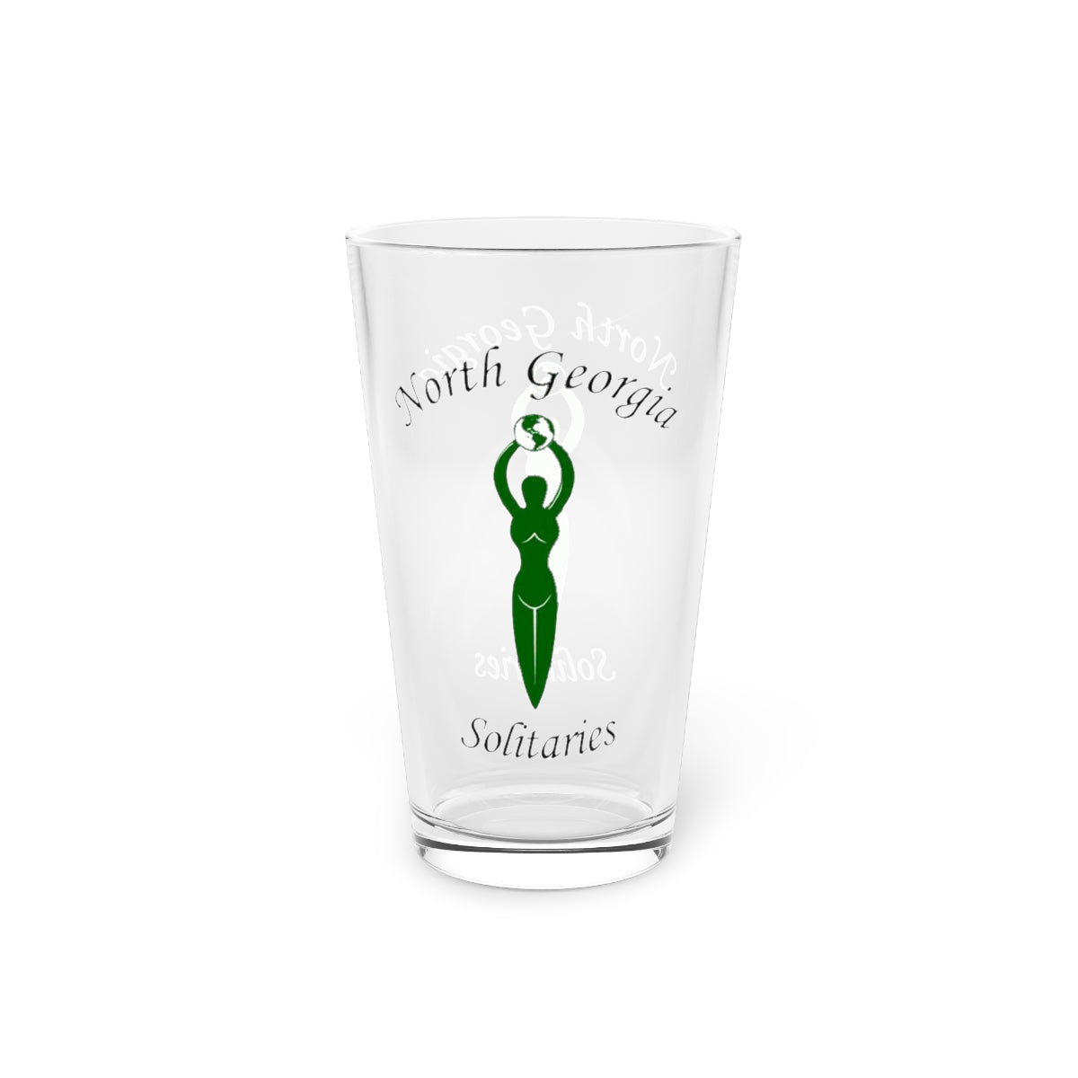 North Georgia Solitaries Pint Glass, 16oz