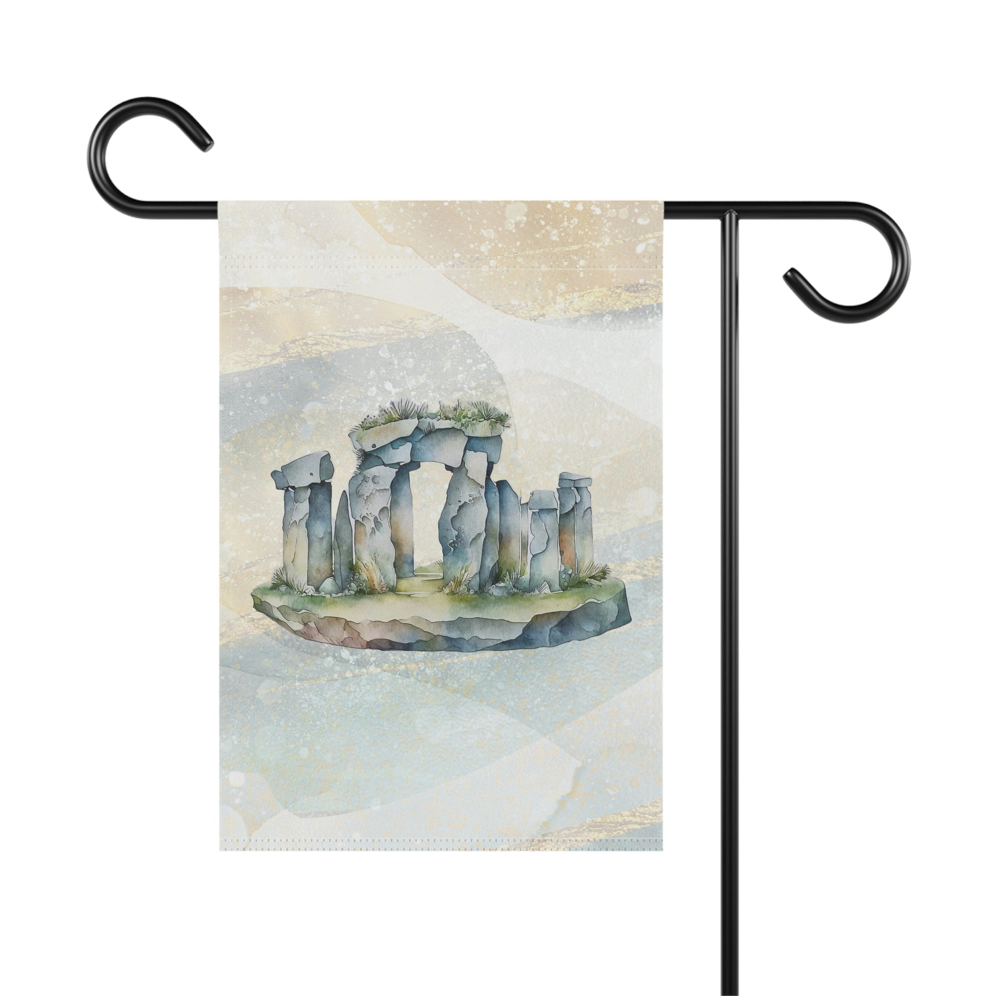 Standing Stones Watercolor Garden & House Banner