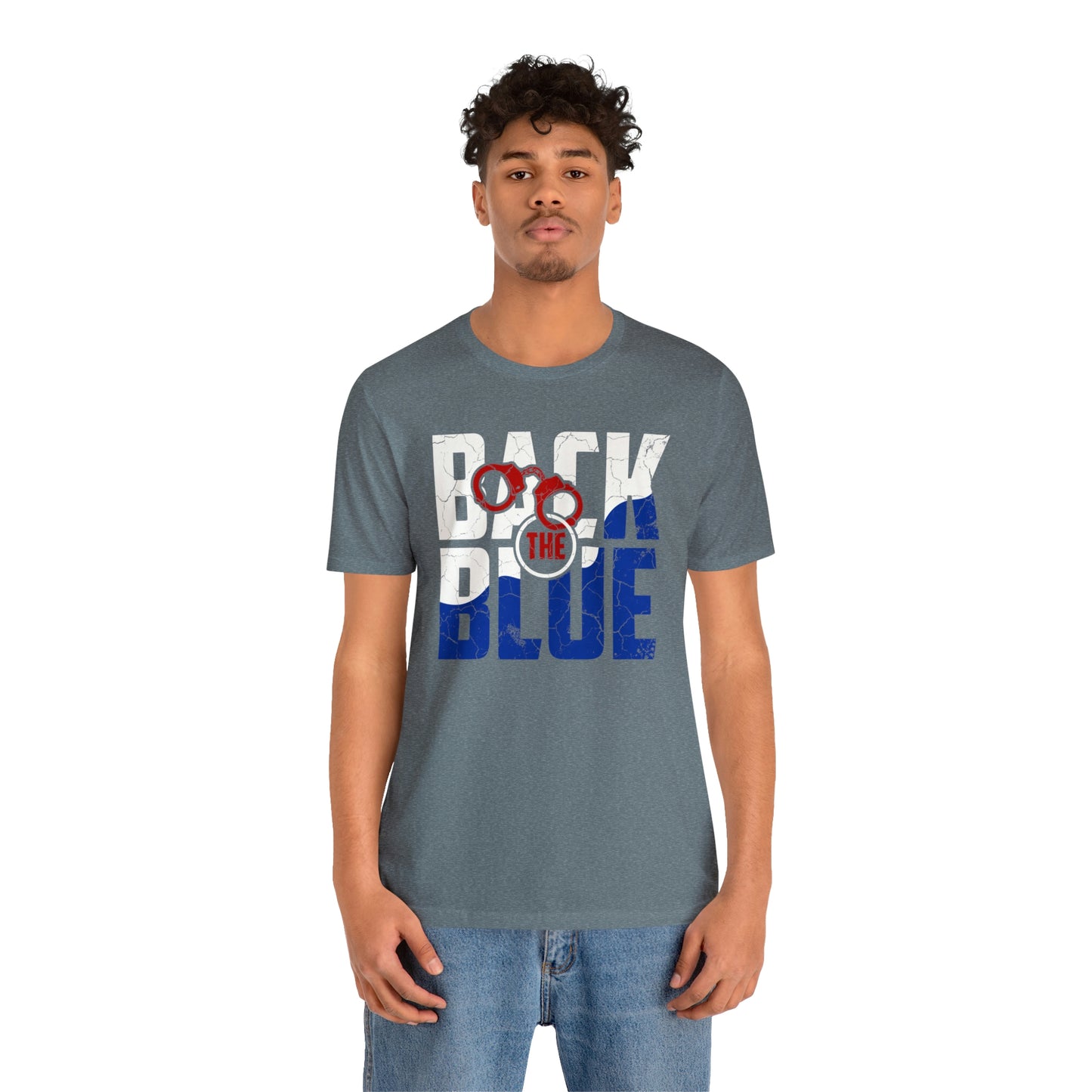 Back the Blue Police Short Sleeve T-shirt