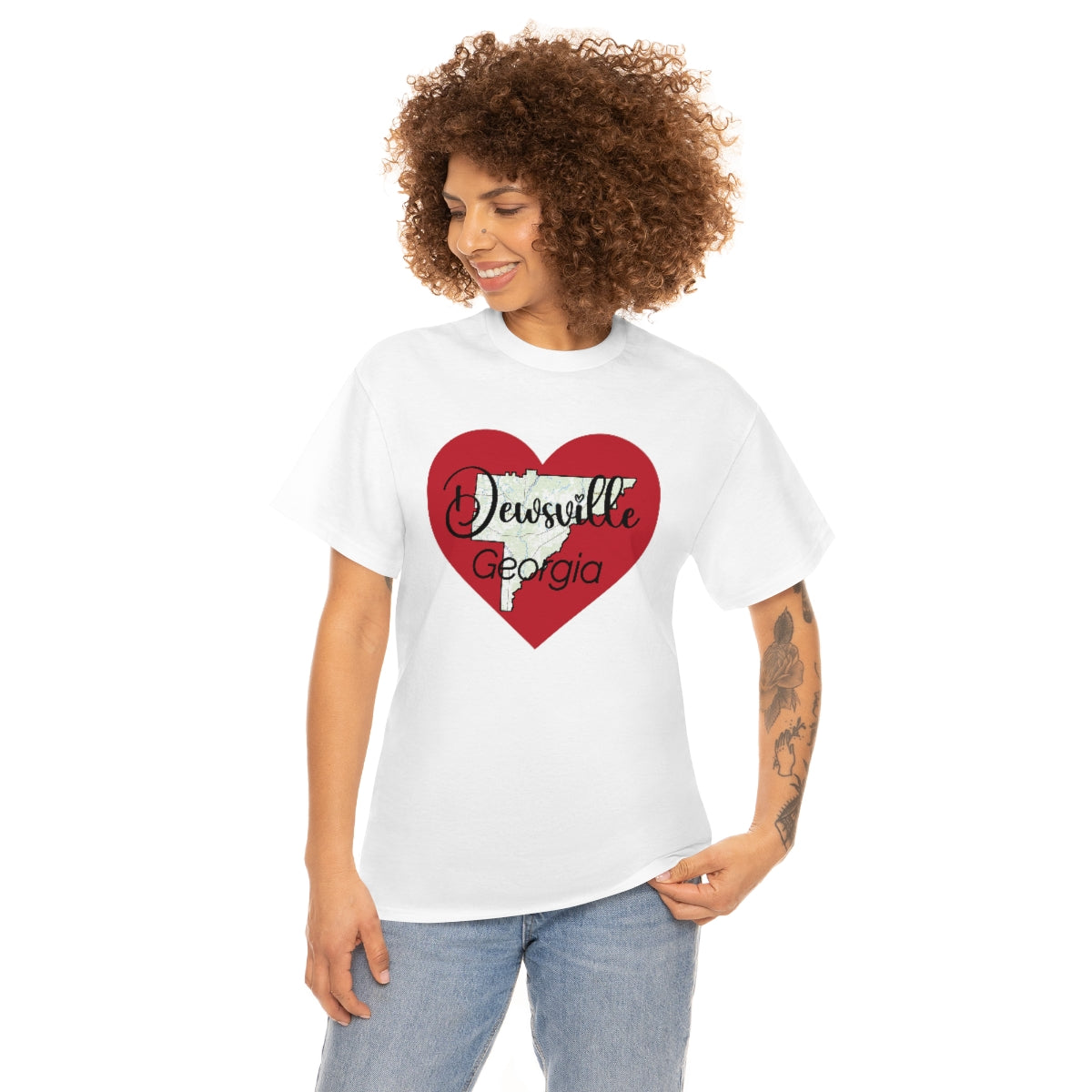 Dewsville Georgia Unisex Heavy Cotton Tee