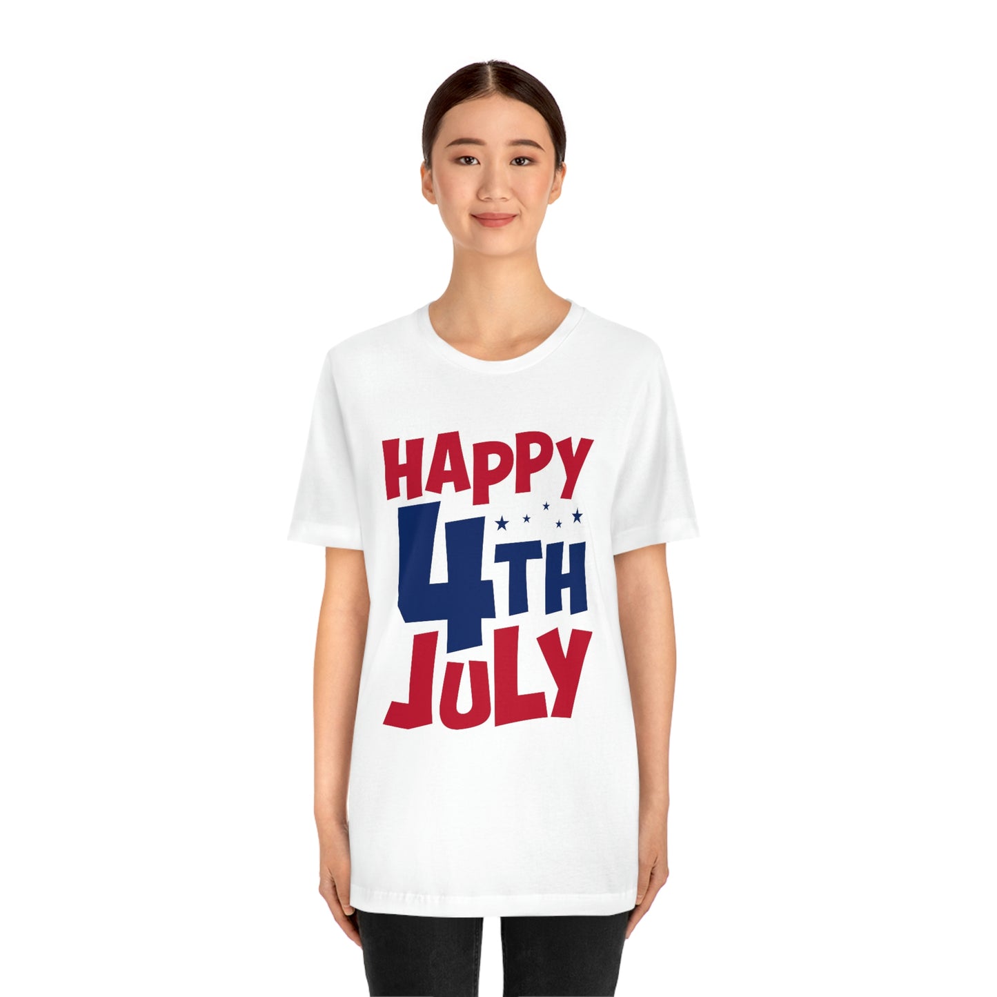 Happy 4th of July Unisex Jersey Short Sleeve Tee