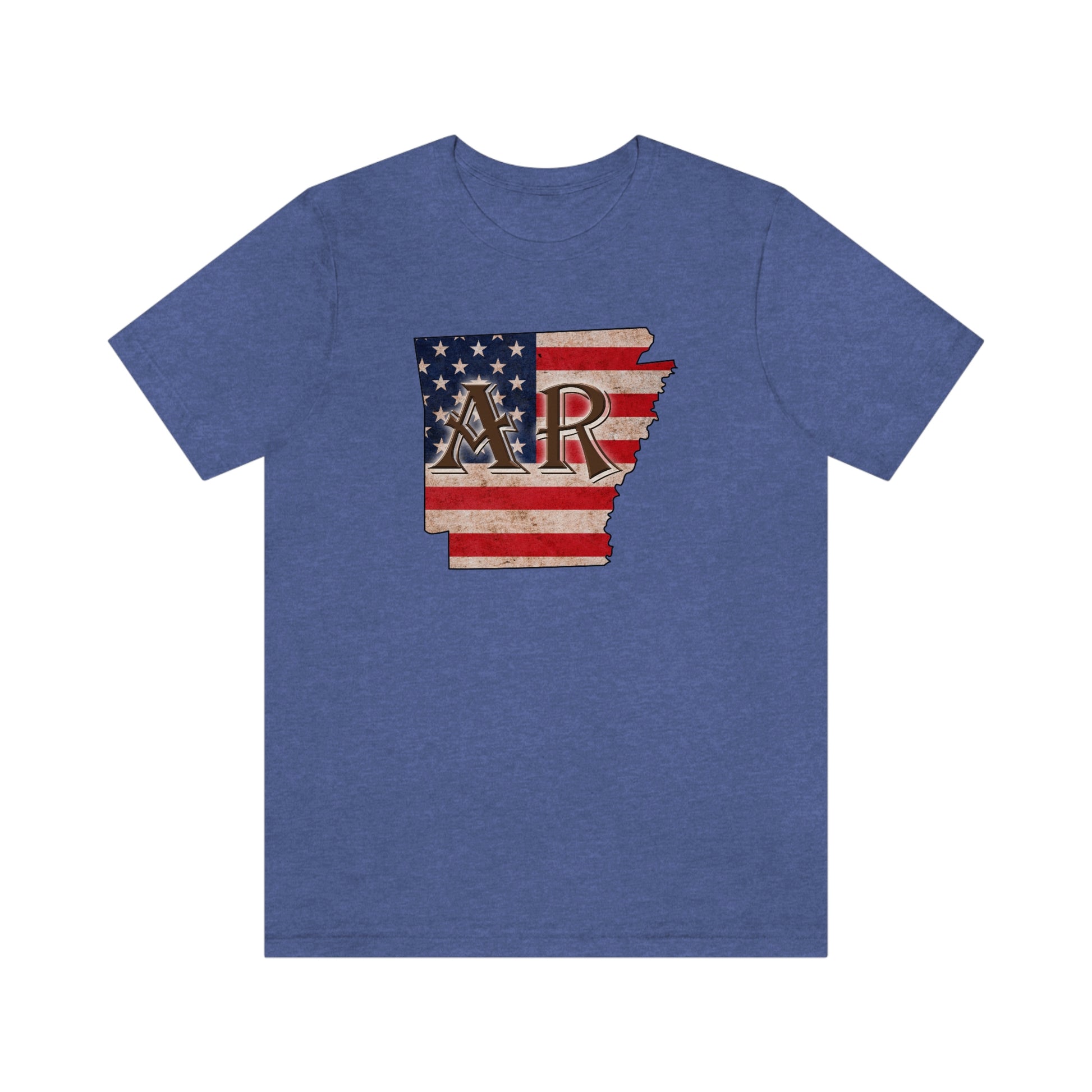 Arkansas AR US Flag Unisex Jersey Short Sleeve Tee Tshirt T-shirt