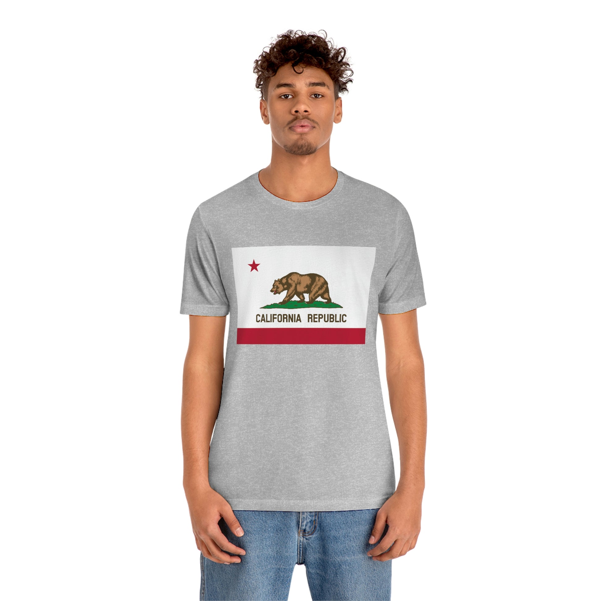 California Flag Unisex Jersey Short Sleeve Tee Tshirt T-shirt