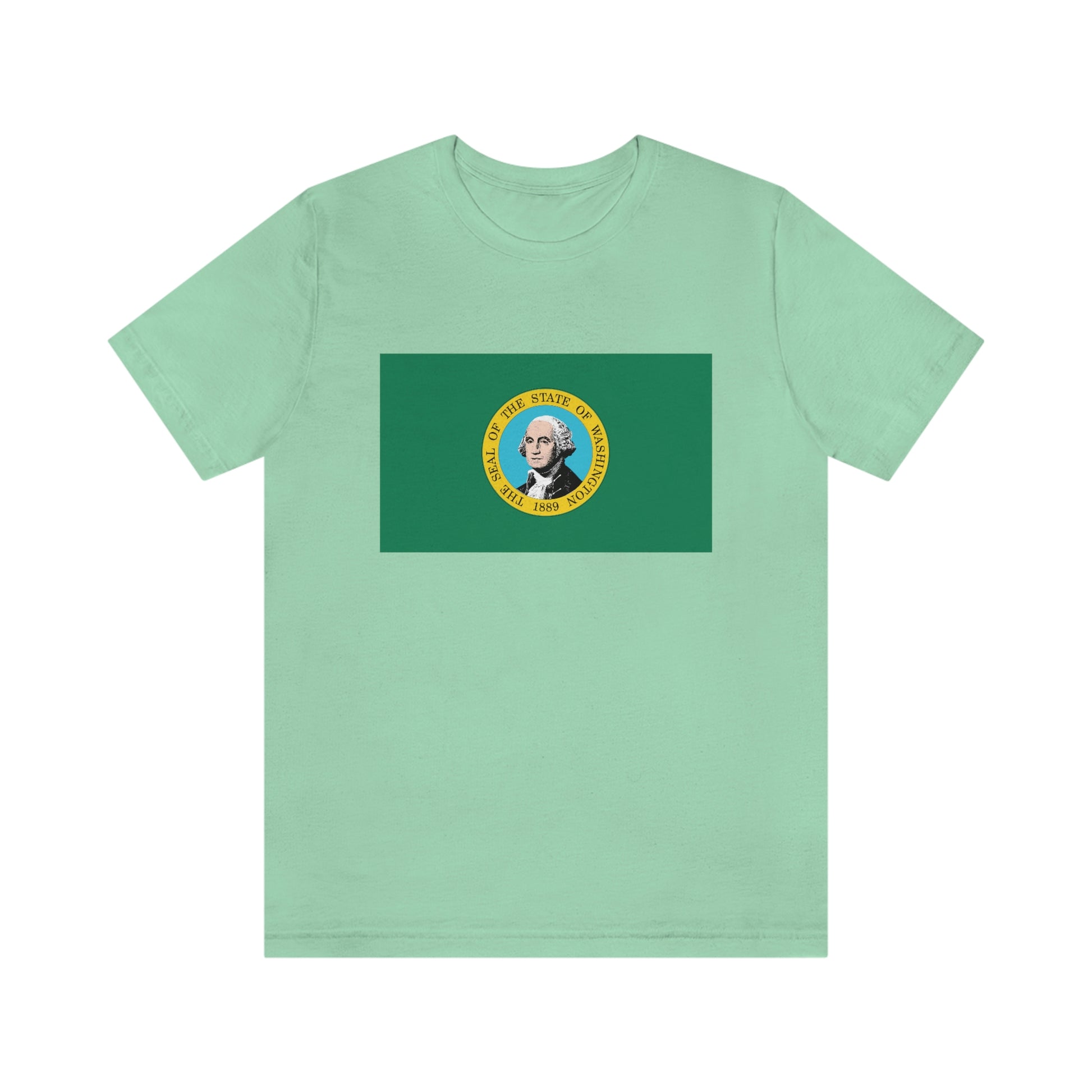 Washington Flag Unisex Jersey Short Sleeve Tee Tshirt T-shirt