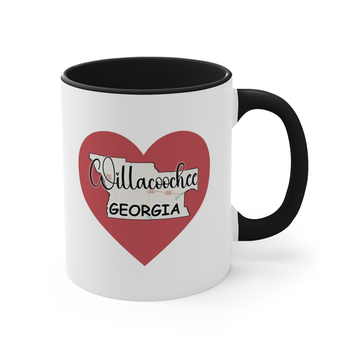 Willacoochee Georgia Accent Coffee Mug, 11oz