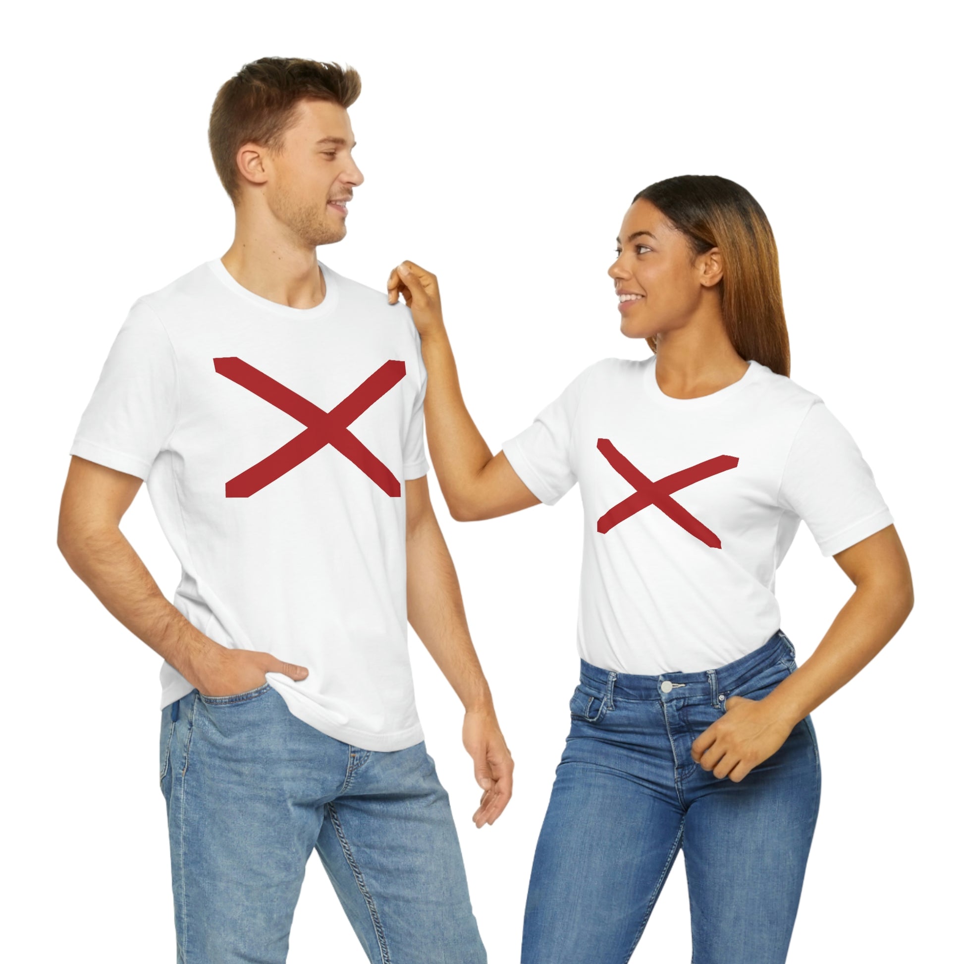 Alabama Flag Unisex Jersey Short Sleeve T-shirt
