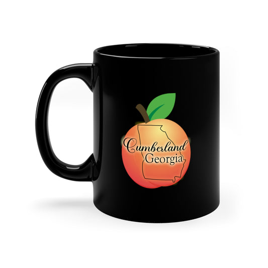 Cumberland Georgia 11oz Black Mug