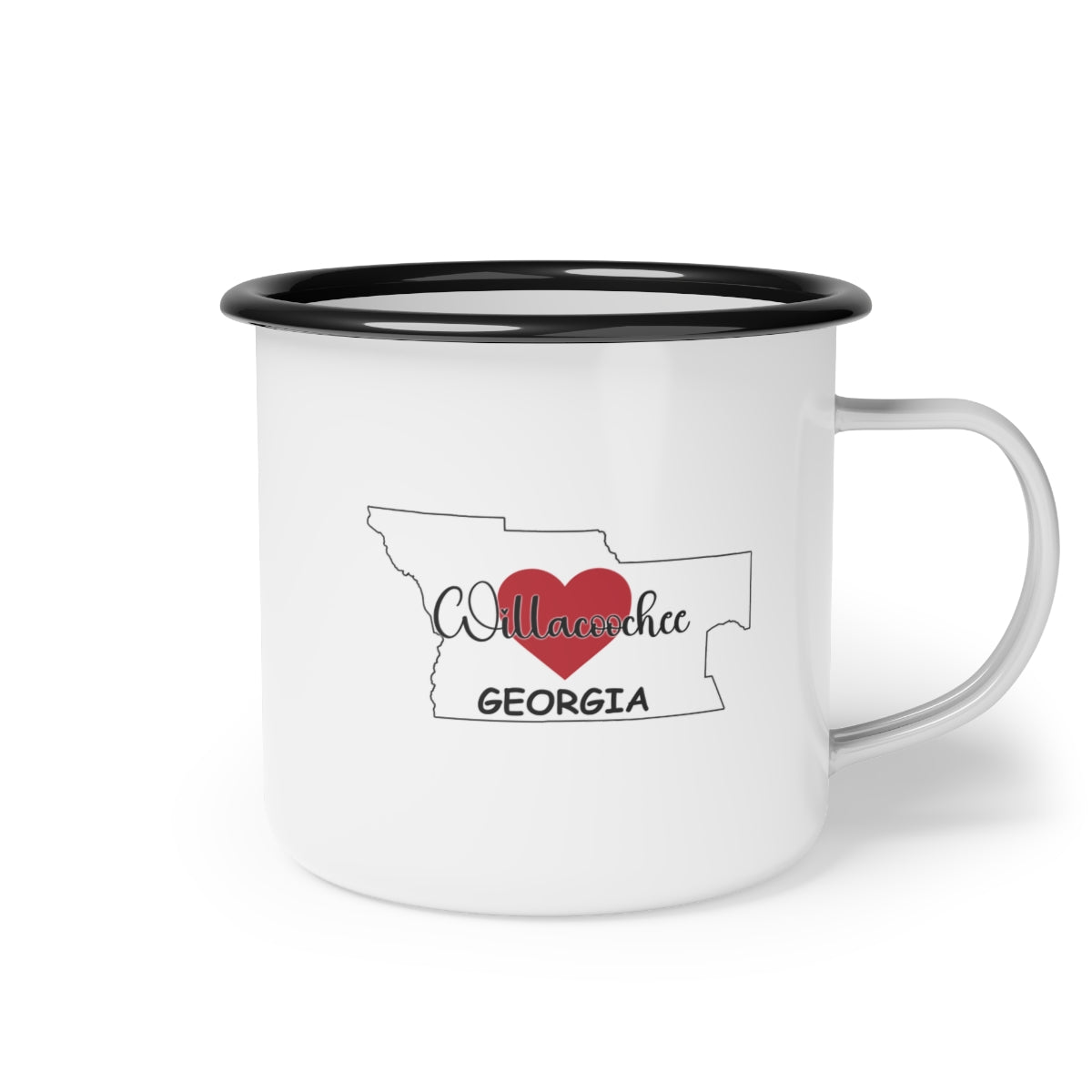 Willacoochee Georgia Enamel Camp Cup
