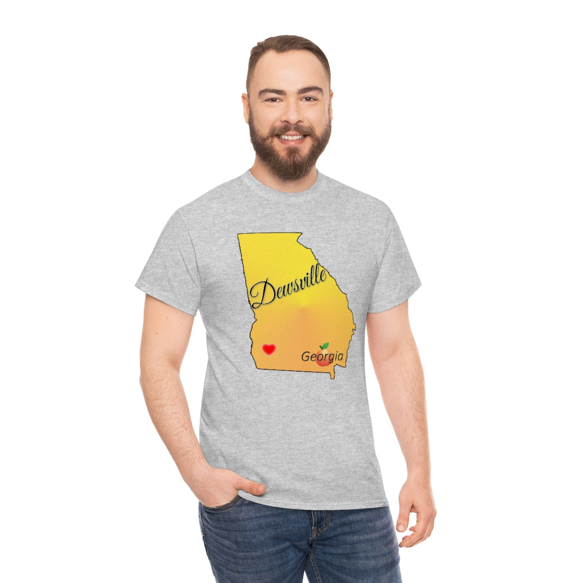 Dewsville Georgia Unisex Heavy Cotton Tee