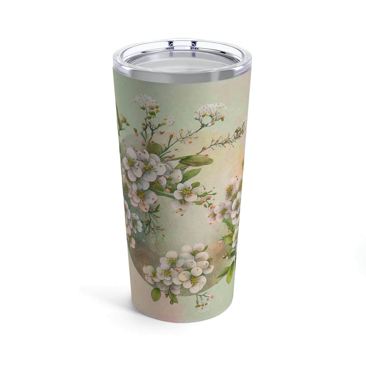 Spring Flowers Watercolor Tumbler 20oz