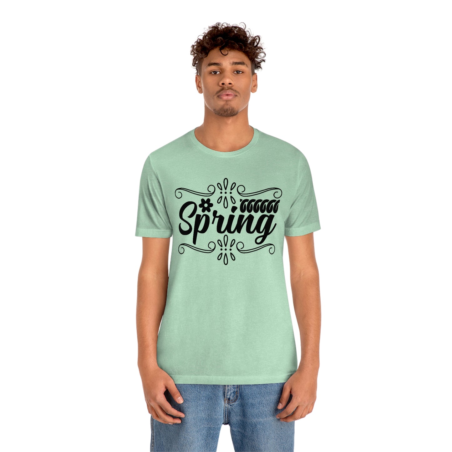 Spring with Frame Unisex Jersey Short Sleeve Tee