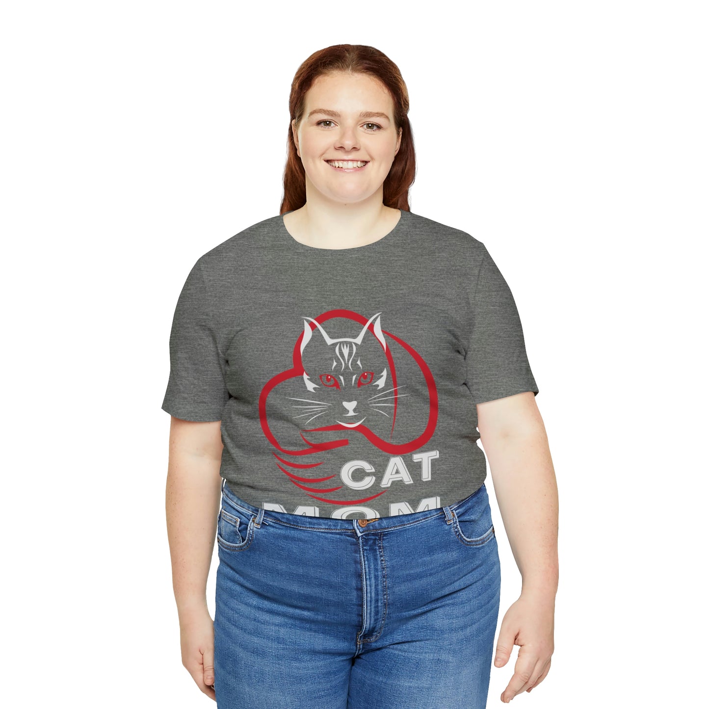 Cat Mom Short Sleeve T-shirt